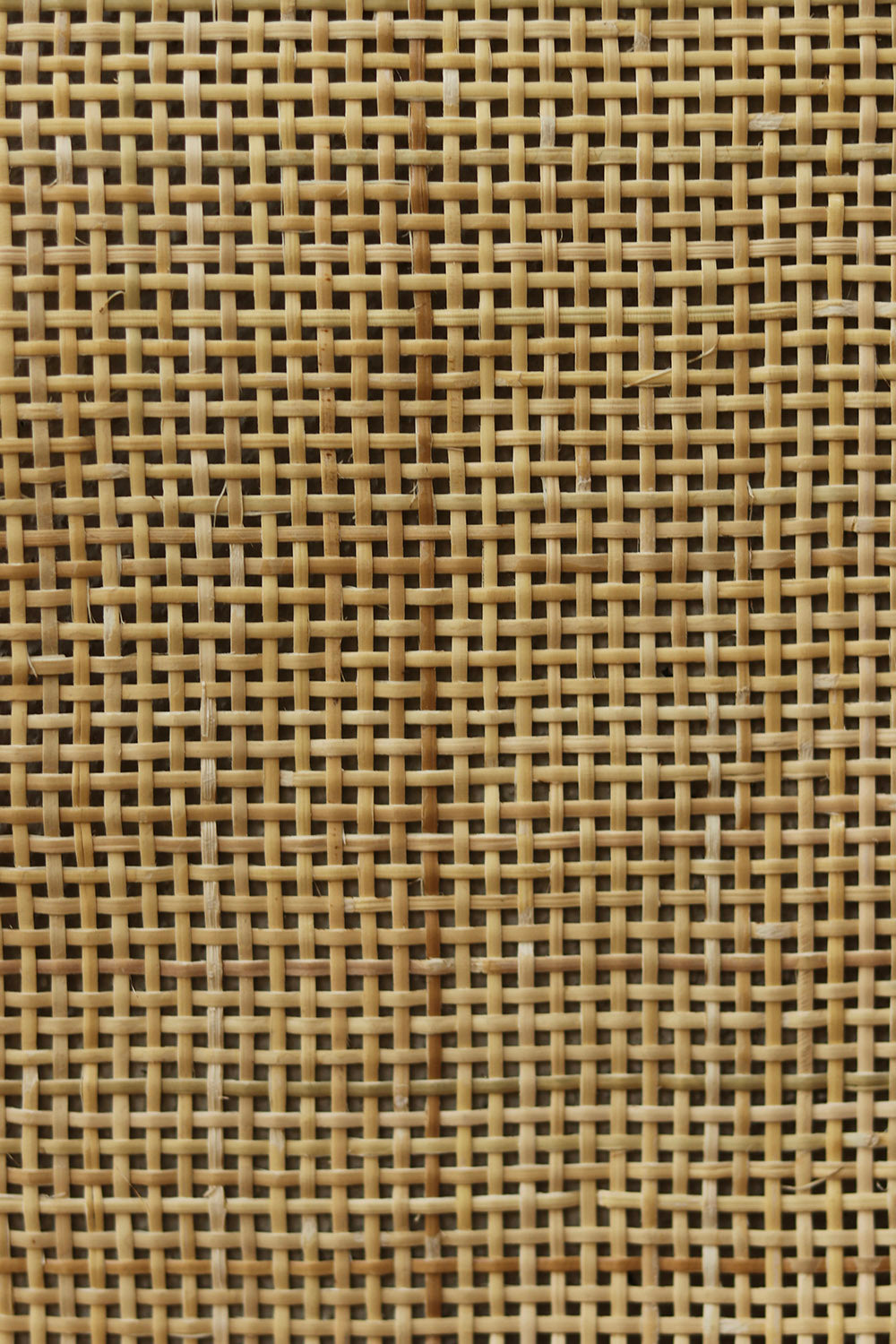 Contemporary Box Weave Rattan Mats