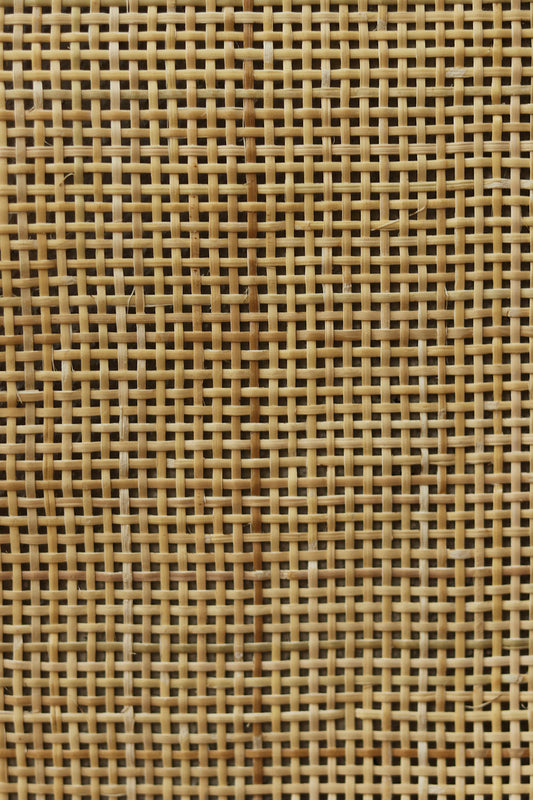 Contemporary Box Weave Rattan Mats