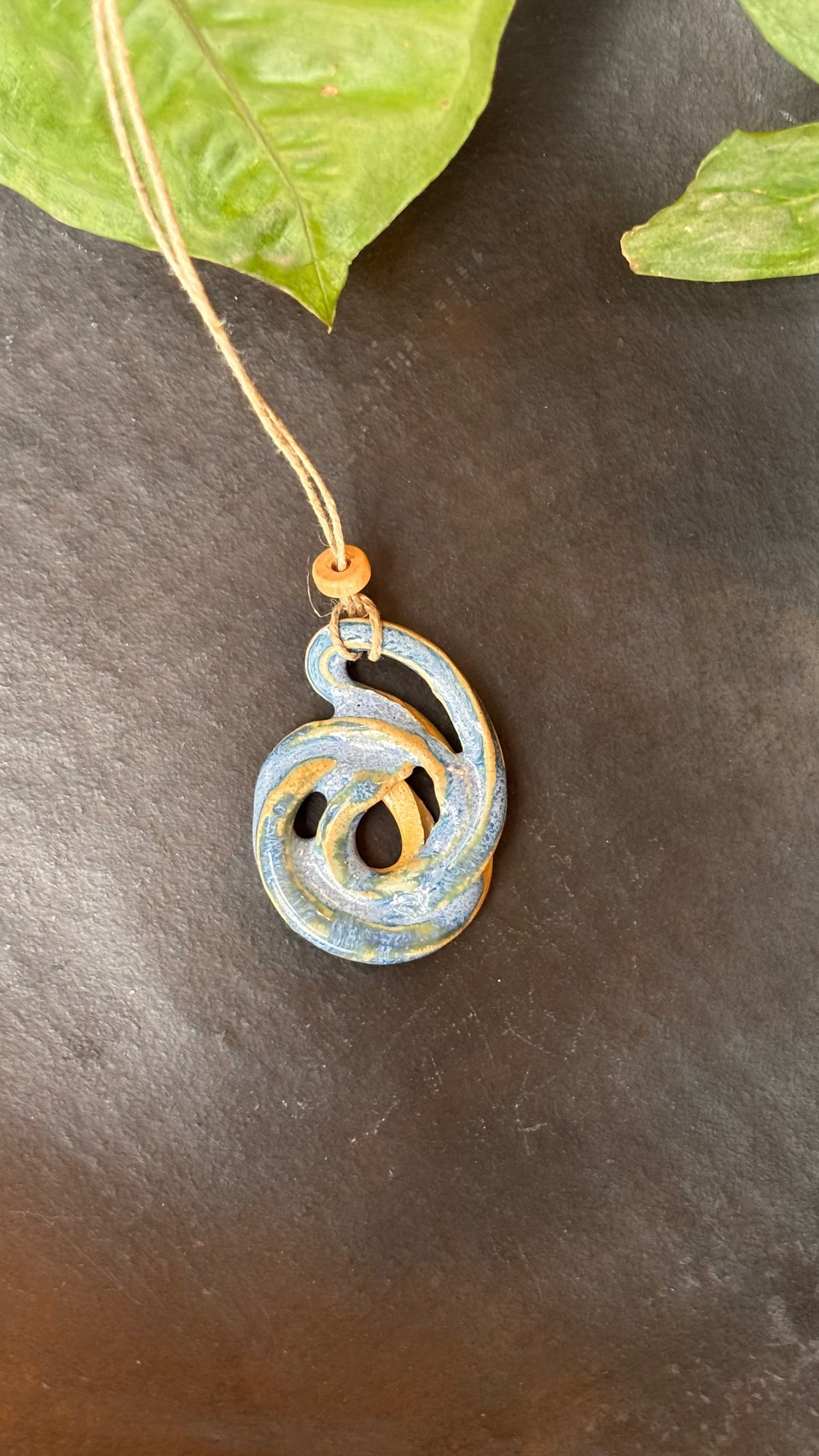 Medha Ceramic Pendant Necklace Small