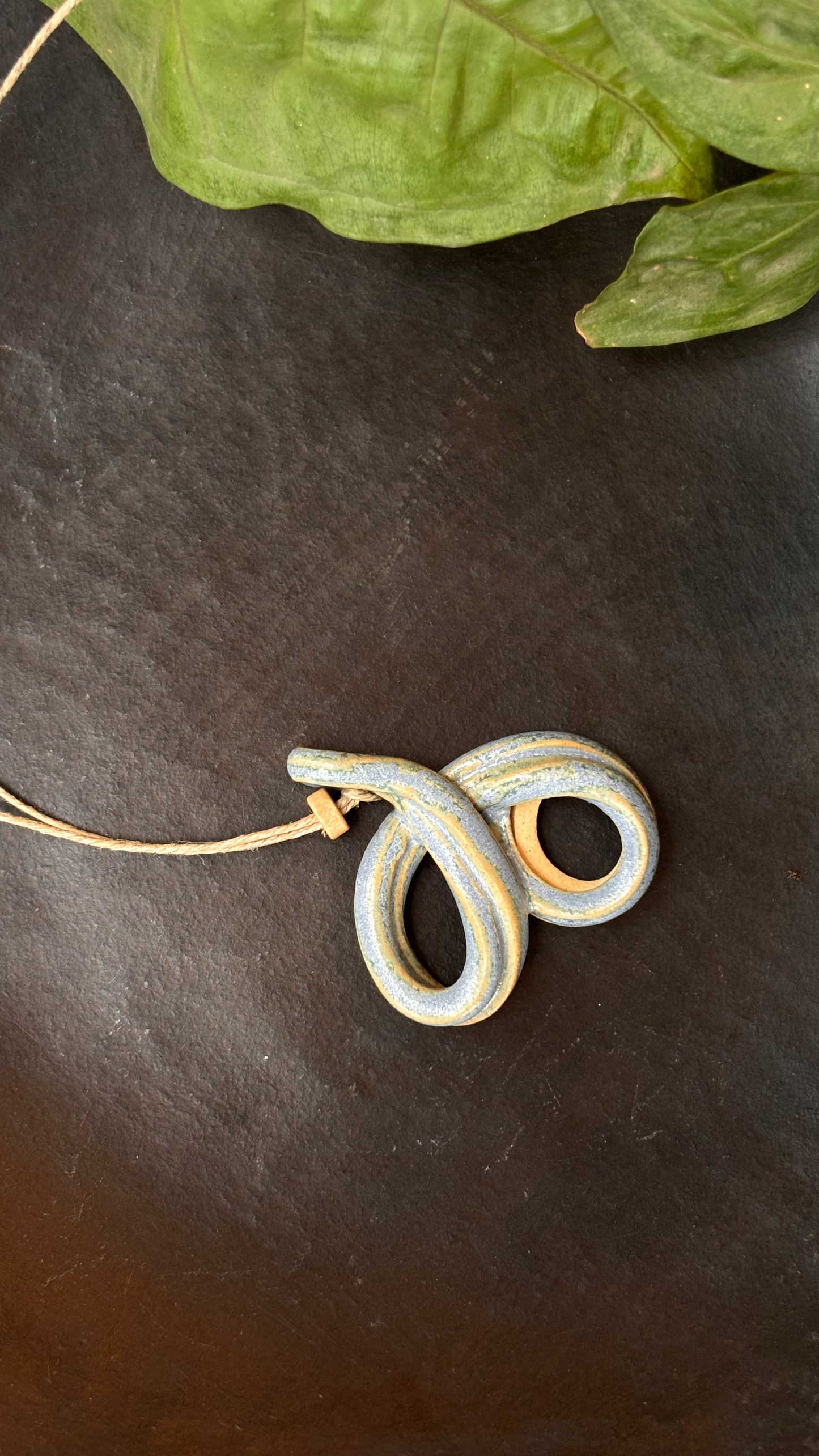 Medha Ceramic Pendant Necklace Small