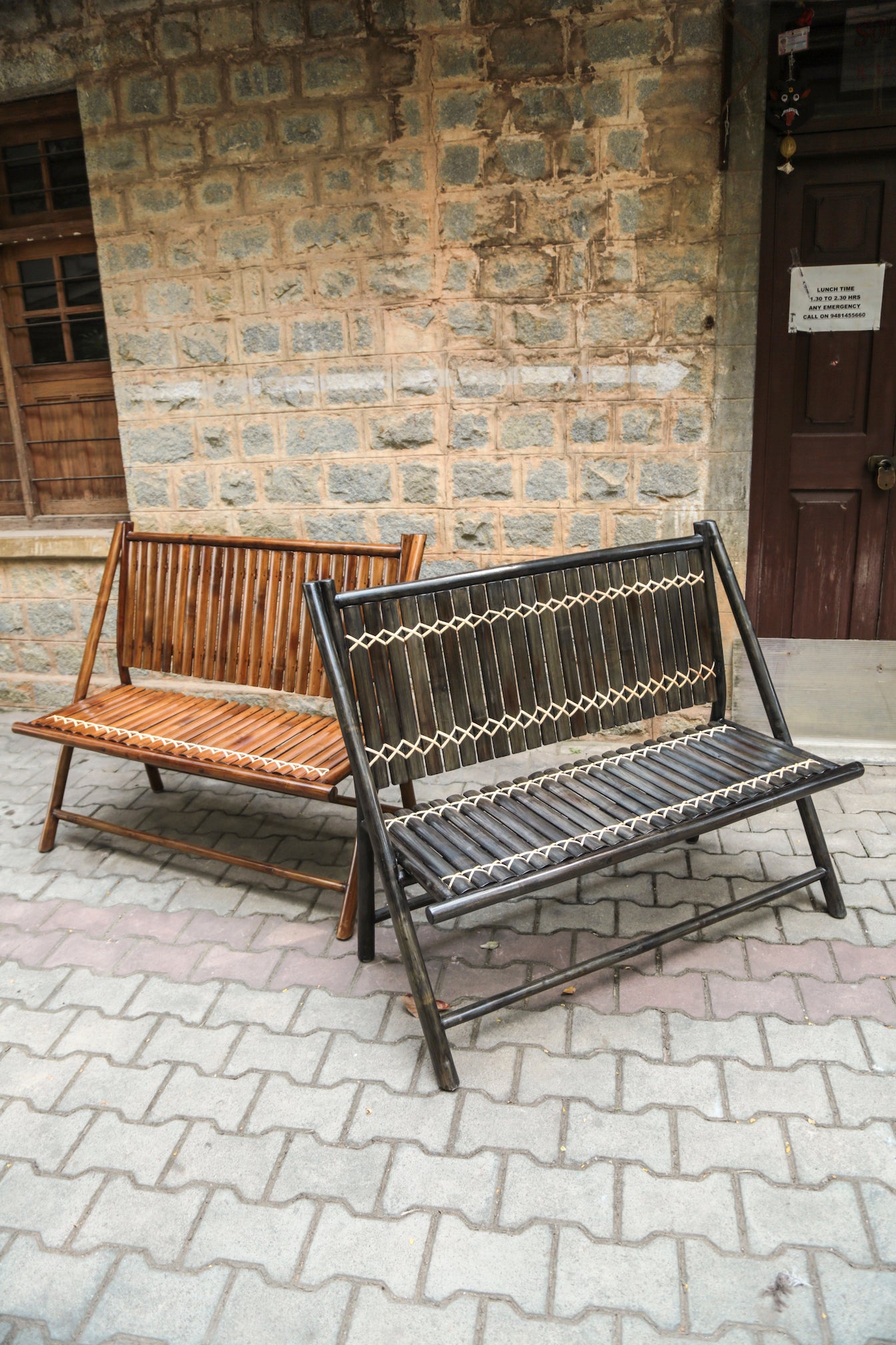 San Trong 2 Seater Bench (Walnut)