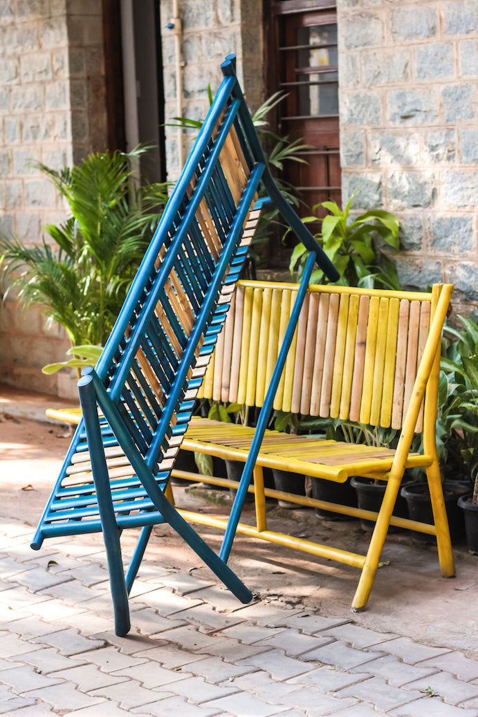 San Trong 3 Seater Bench (Blue)