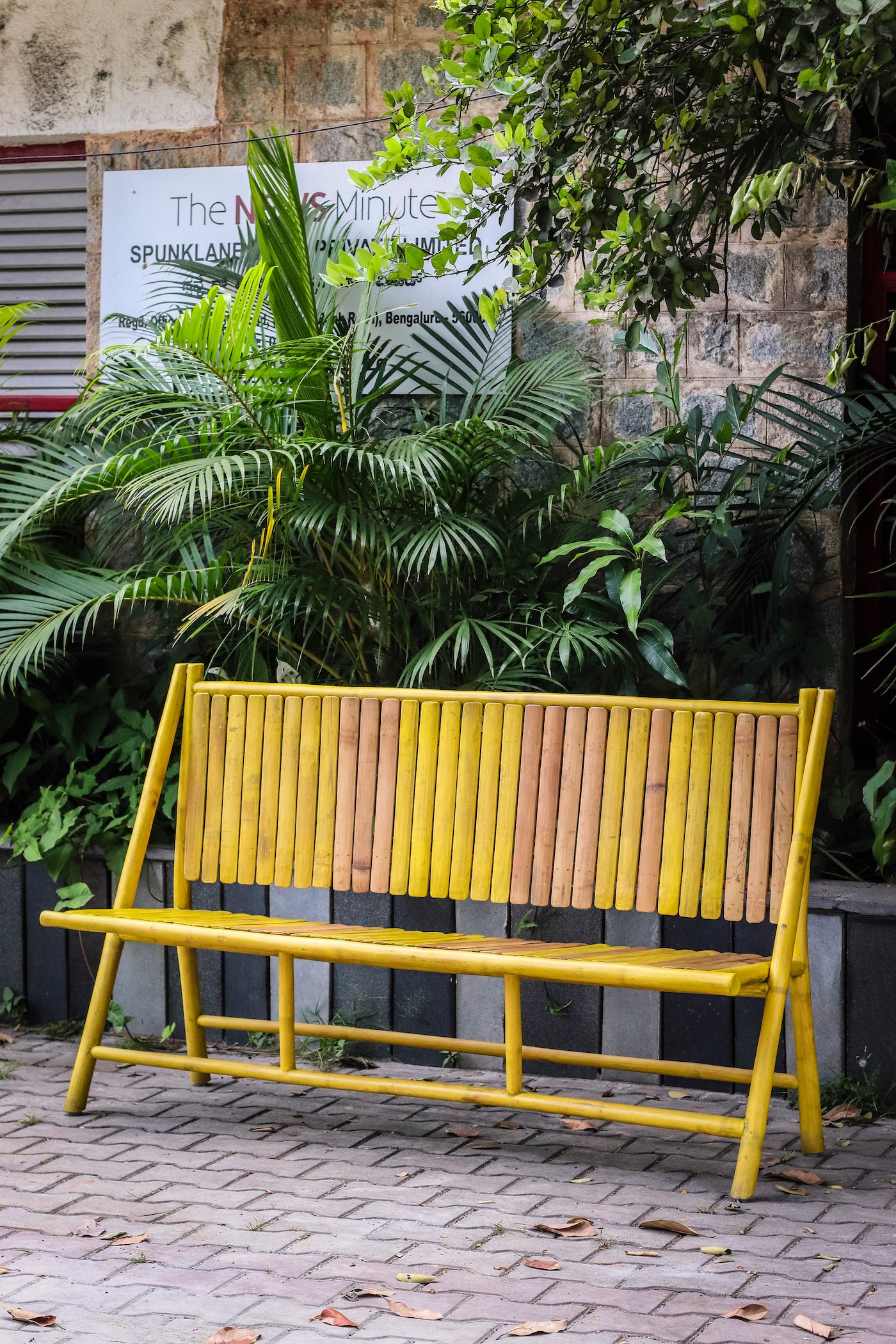 San Trong 3 Seater Bench (Yellow)