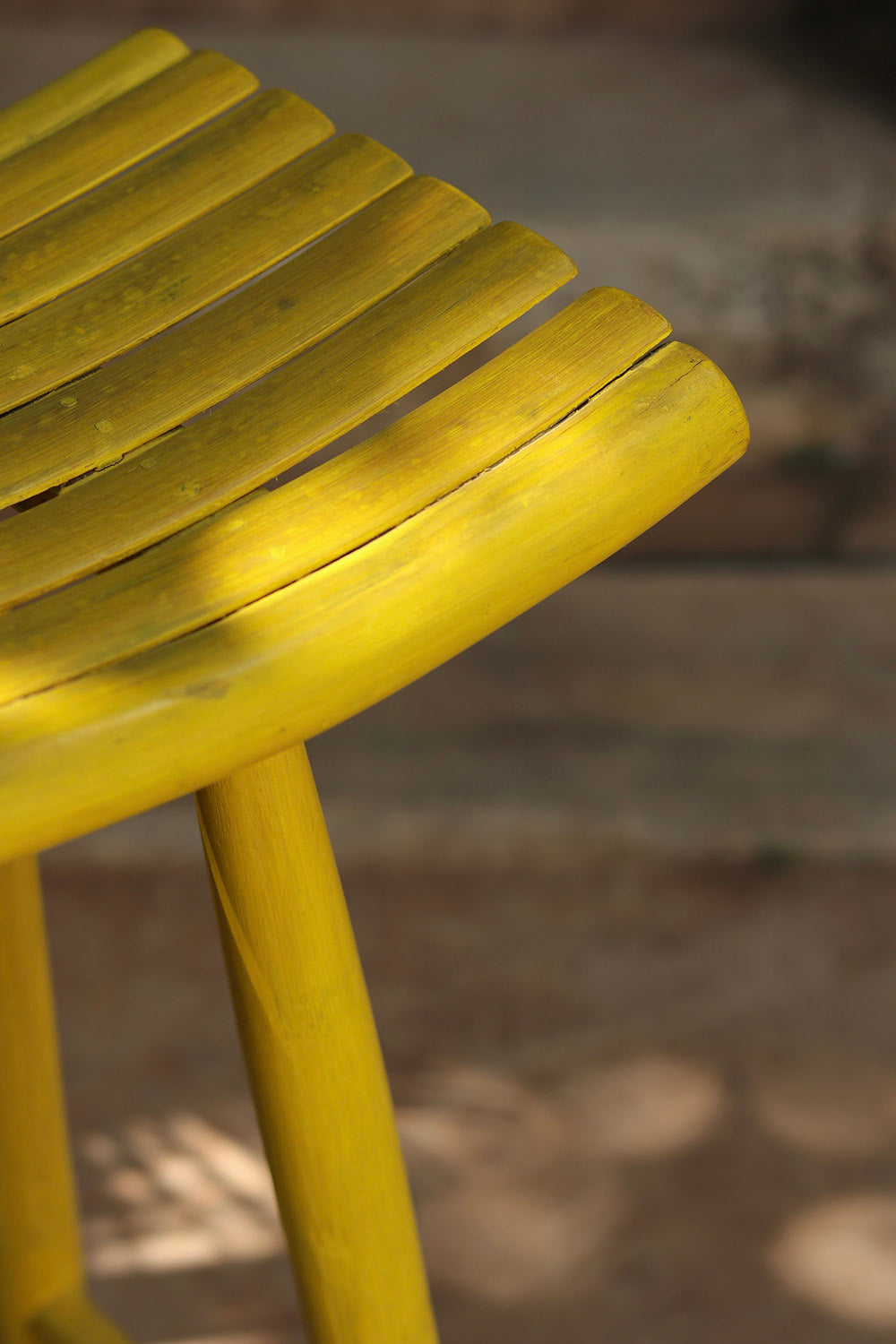 Madyam Bar Stool (Yellow)