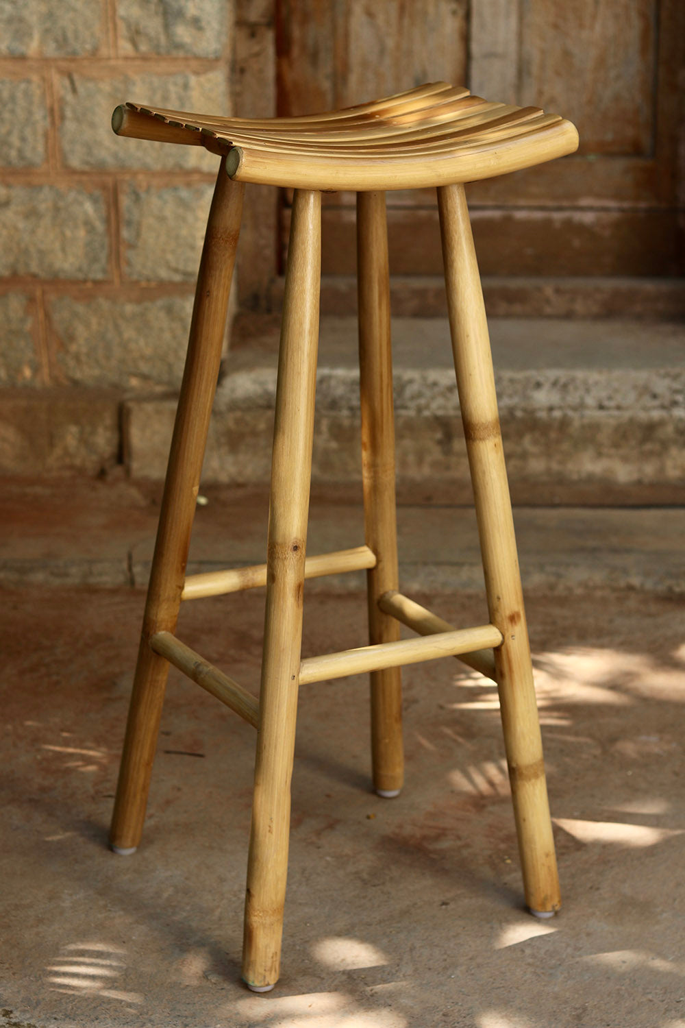 Madyam Bar Stool (Natural) - Main Image