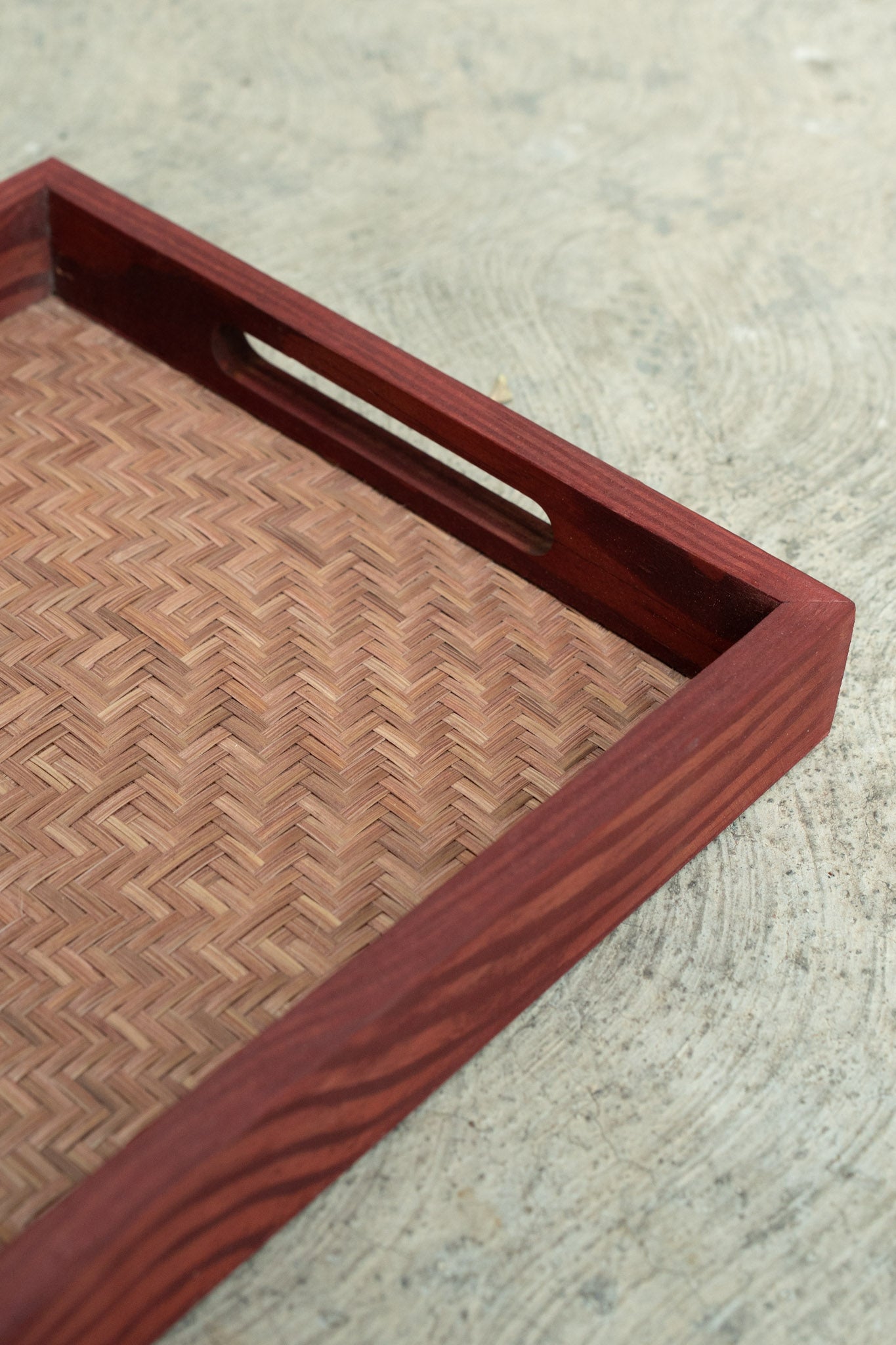 Sabai Bamboo Tray with Handle Small
