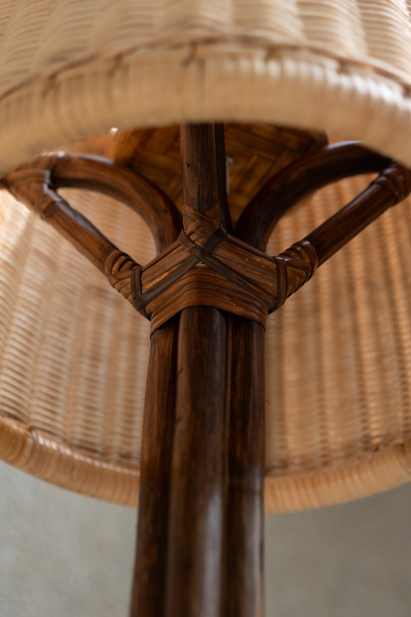 Serafi Rattan Floor Lamp