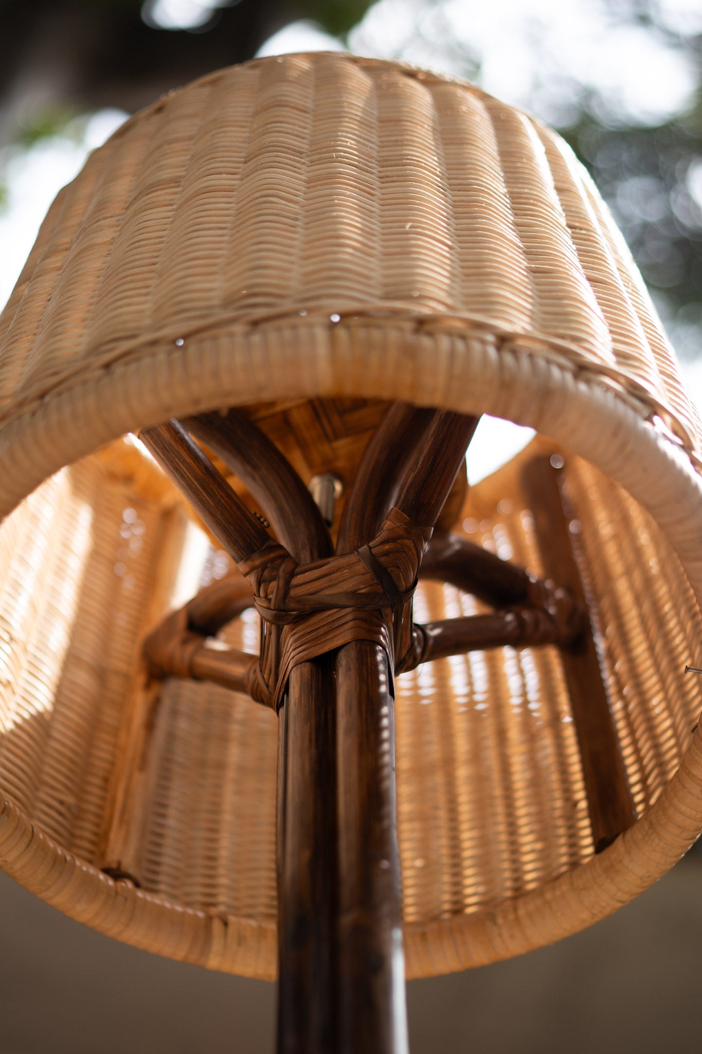 Serafi Rattan Floor Lamp
