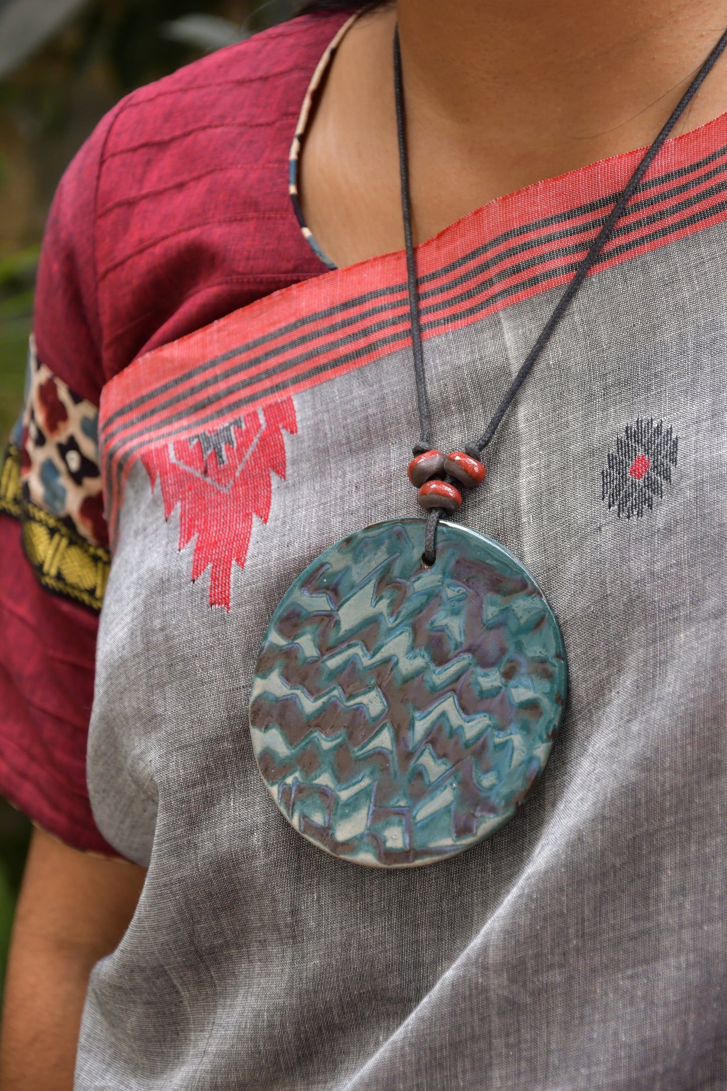 Serene Blue Orb Pendant