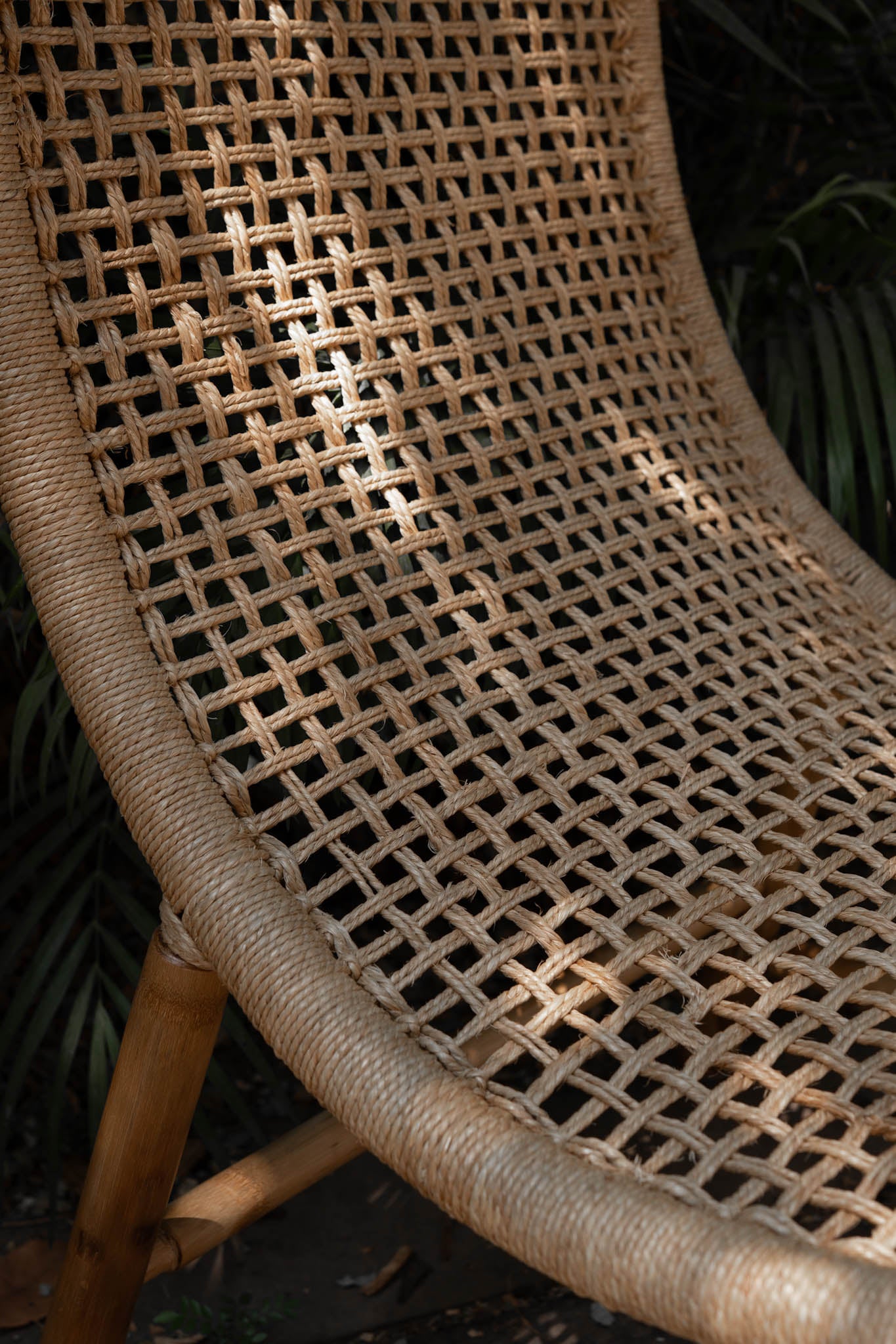 Ava Easy Chair with Moonj Rope weaving