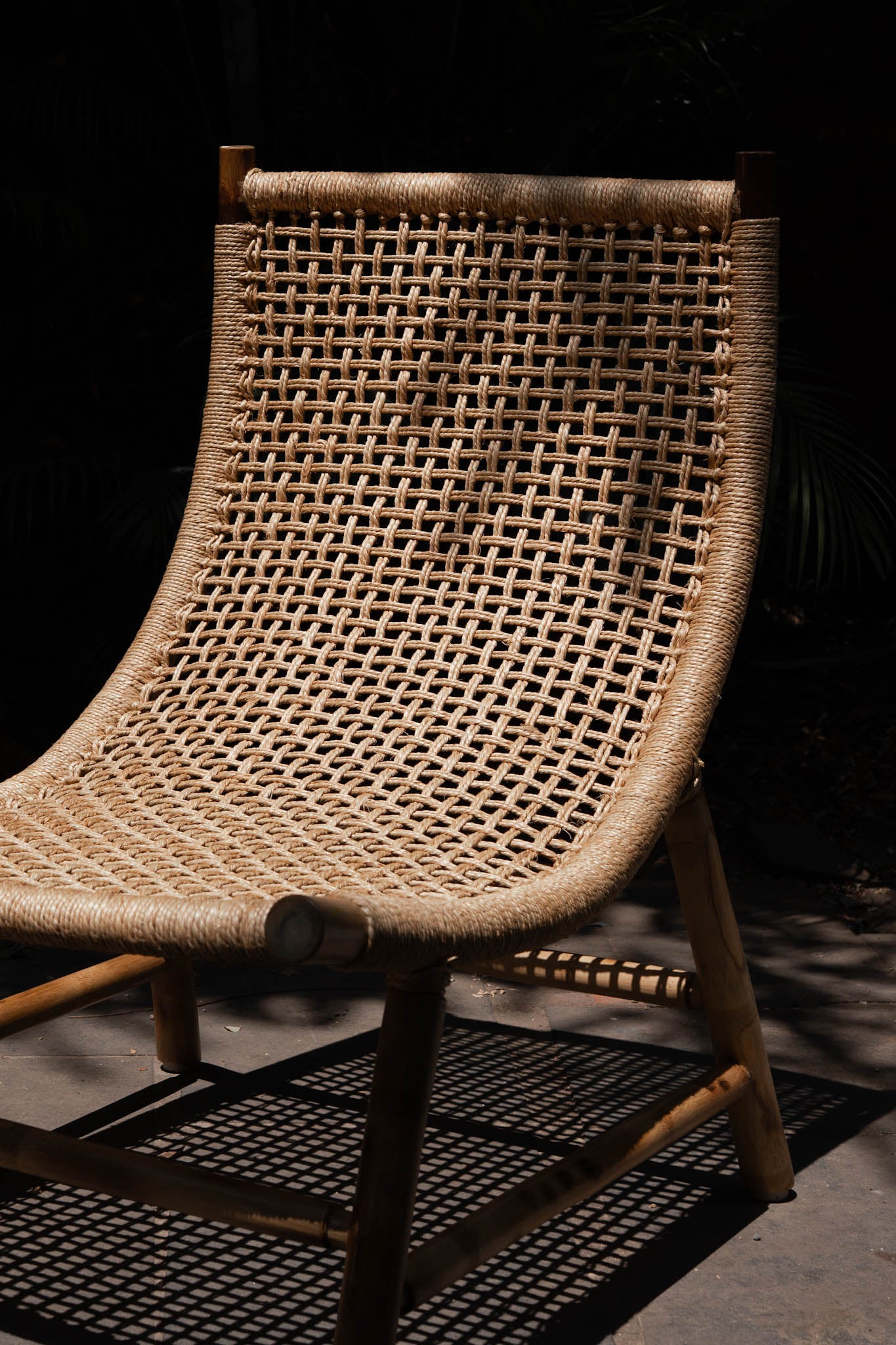 Ava Easy Chair with Moonj Rope weaving
