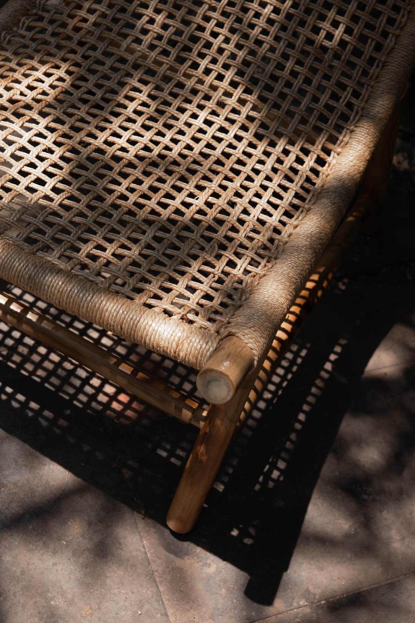 Ava Easy Chair with Moonj Rope weaving