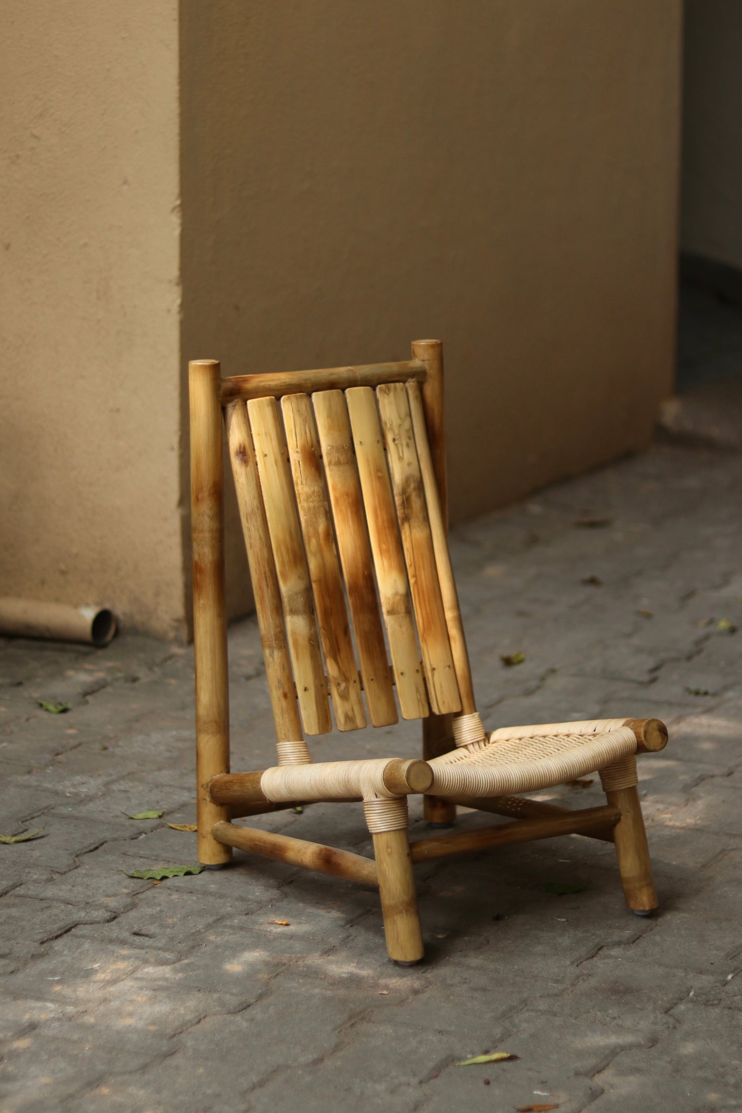 Ocha Bamboo Chair with Cane Weaving