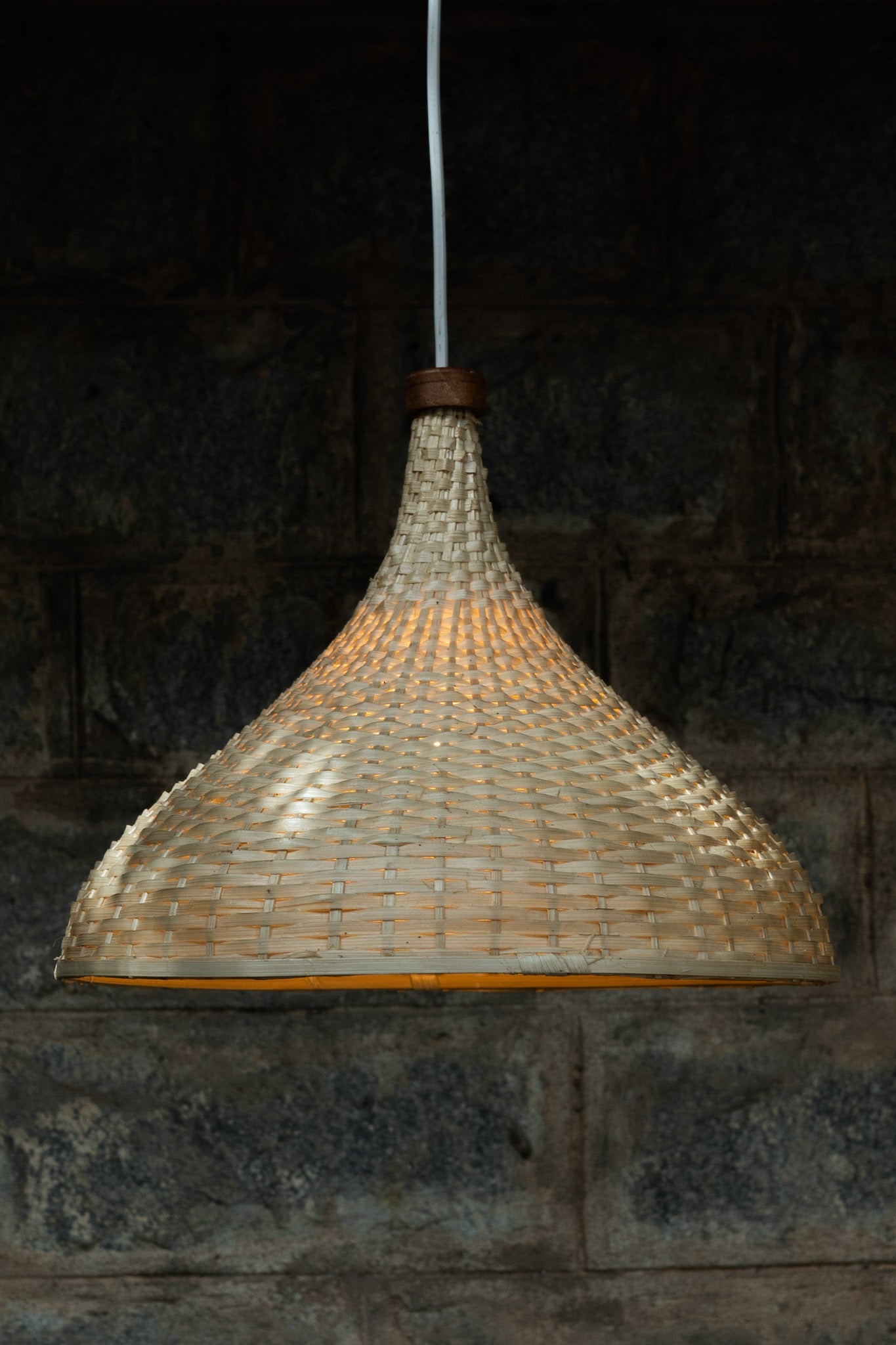 Roots Conical Bamboo Lampshade