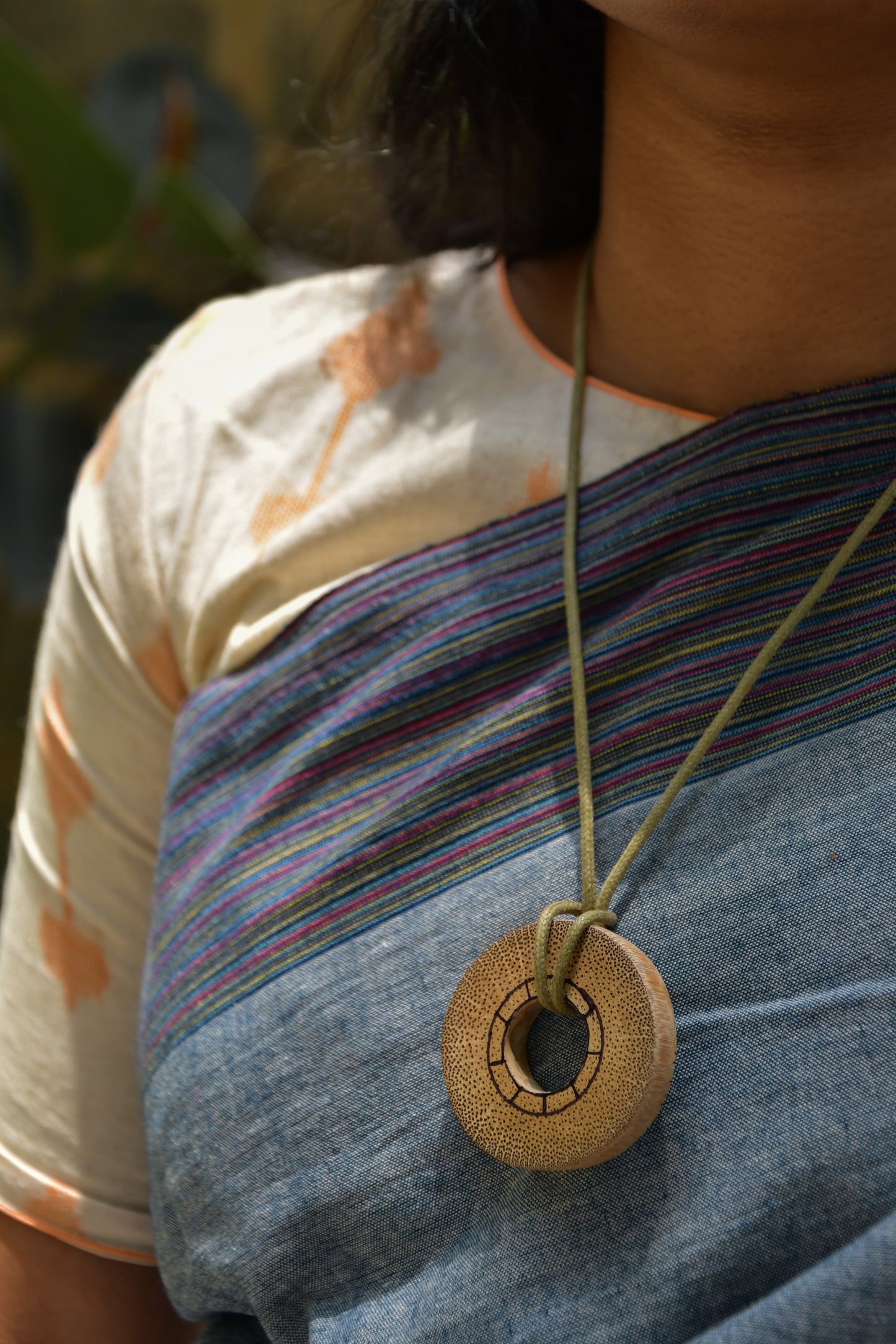 Bamboo Ring Pendant