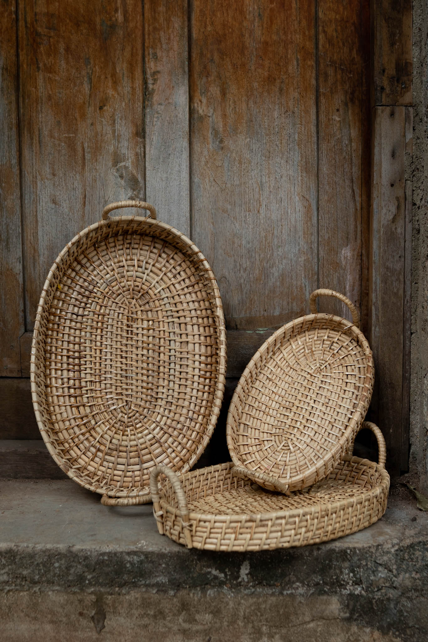 Nagaon Oval Tray with Handle