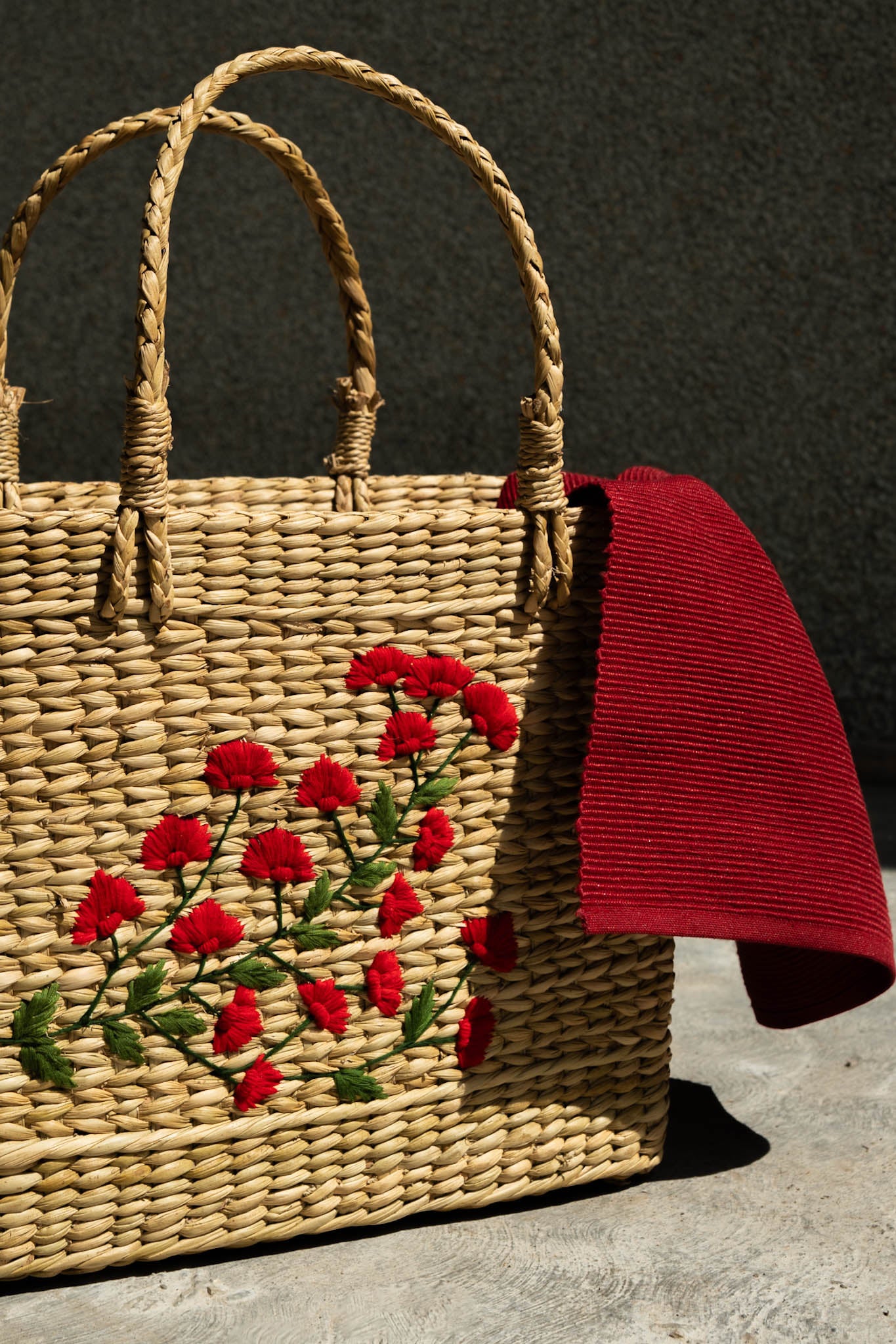Kouna Handbags with Embroidery