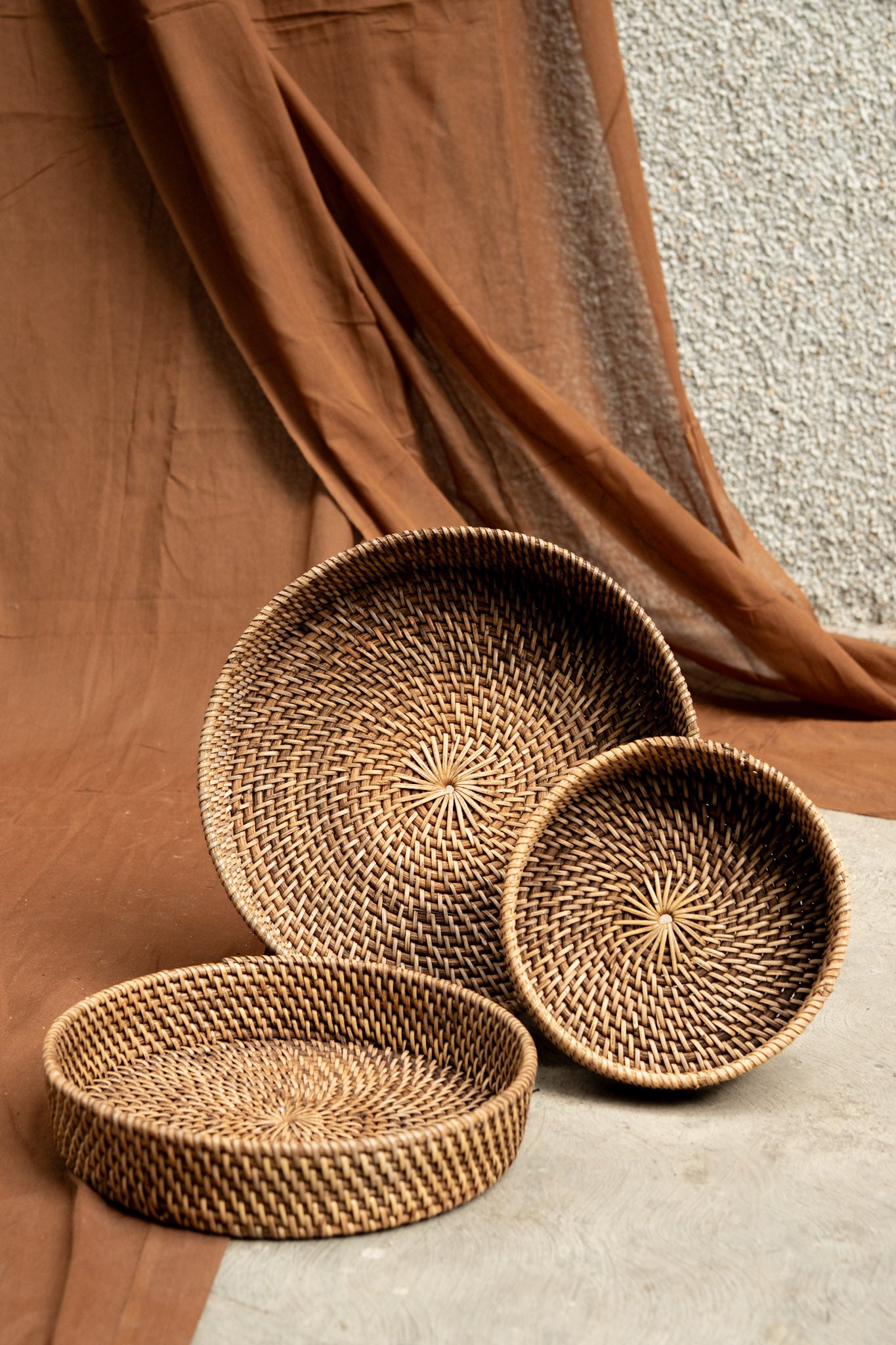 Midori Round Small Tray Set