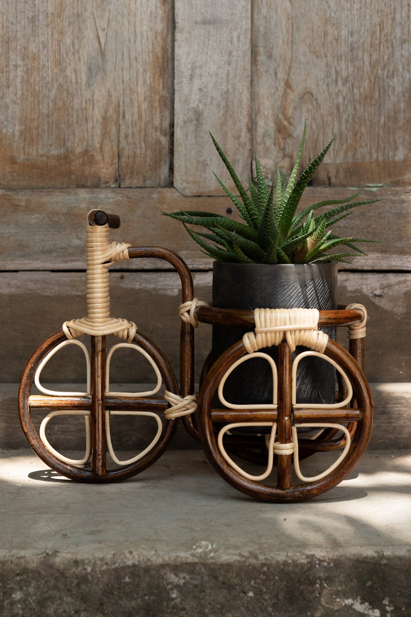 tricycle pot plant holder Tricycle planter – Bamboopecker