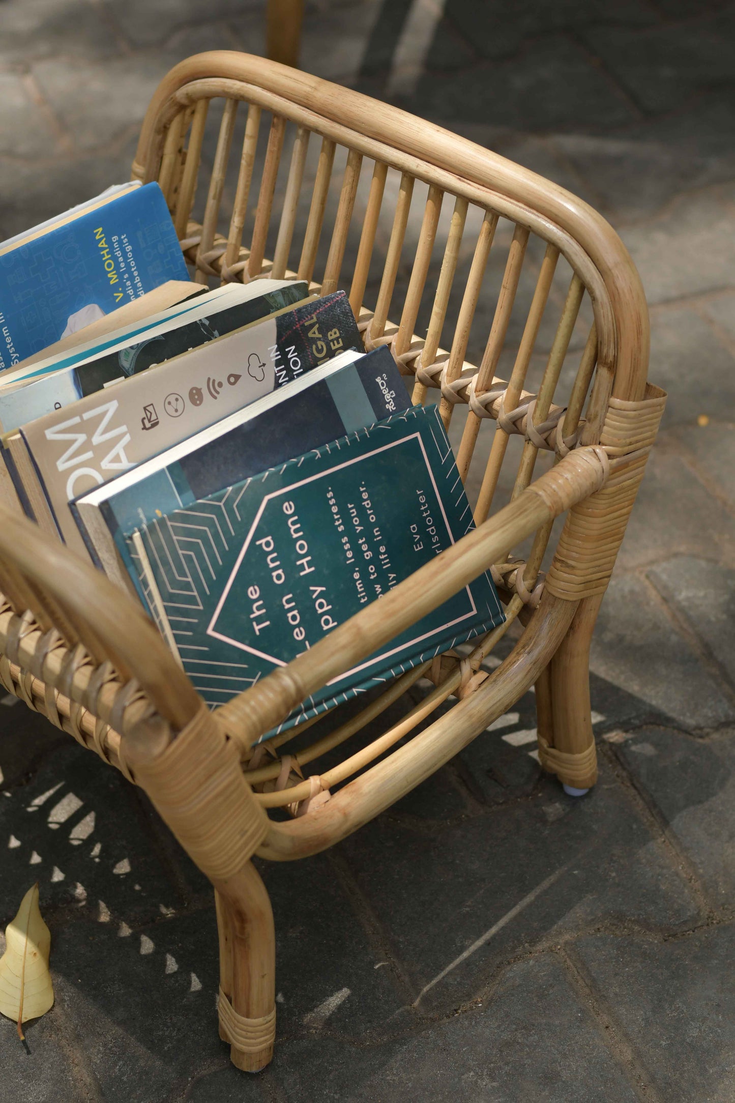 Fable Rattan Magazine Holder