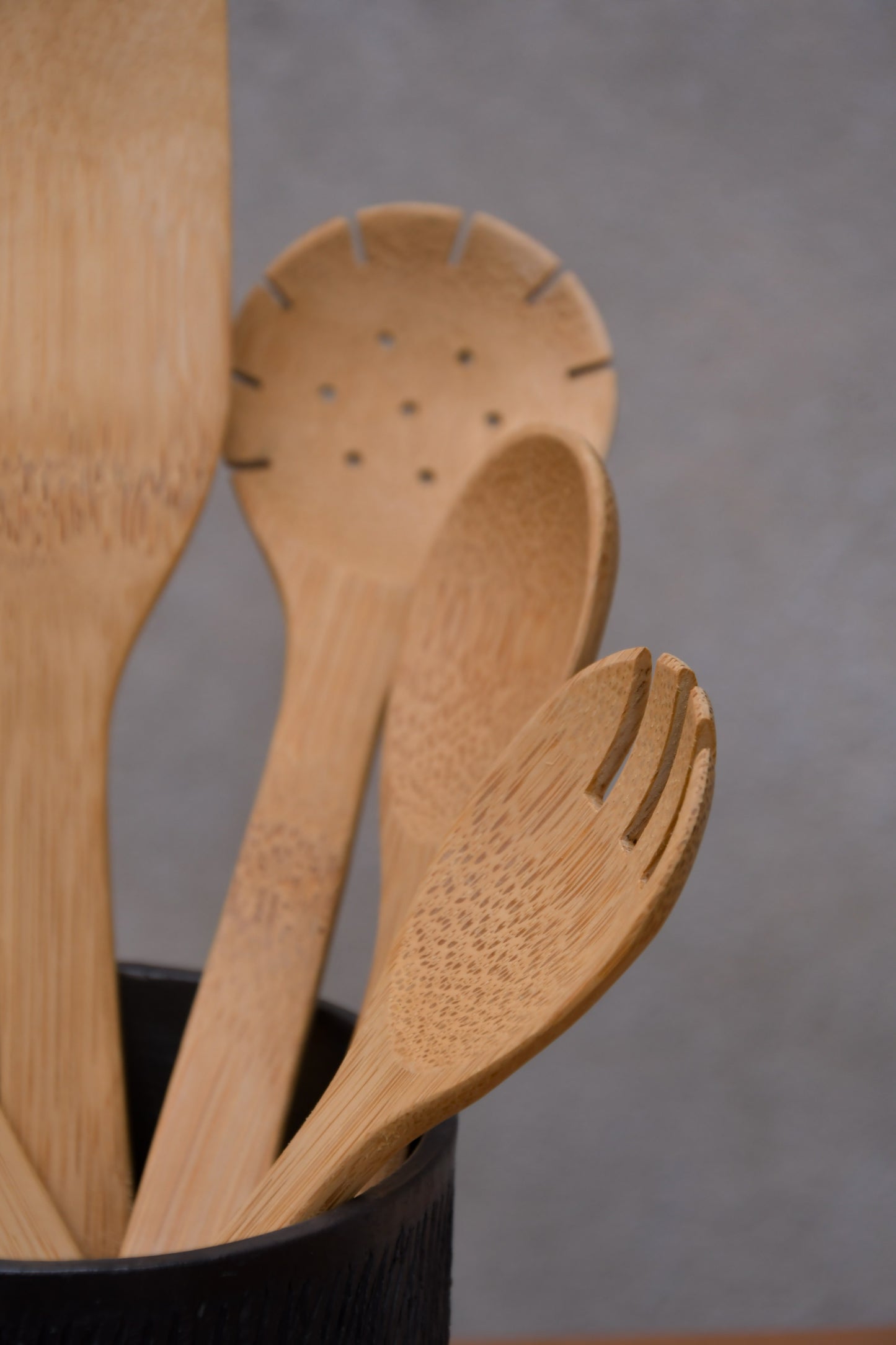 Natural Cutlery Set of 6 in Bamboo