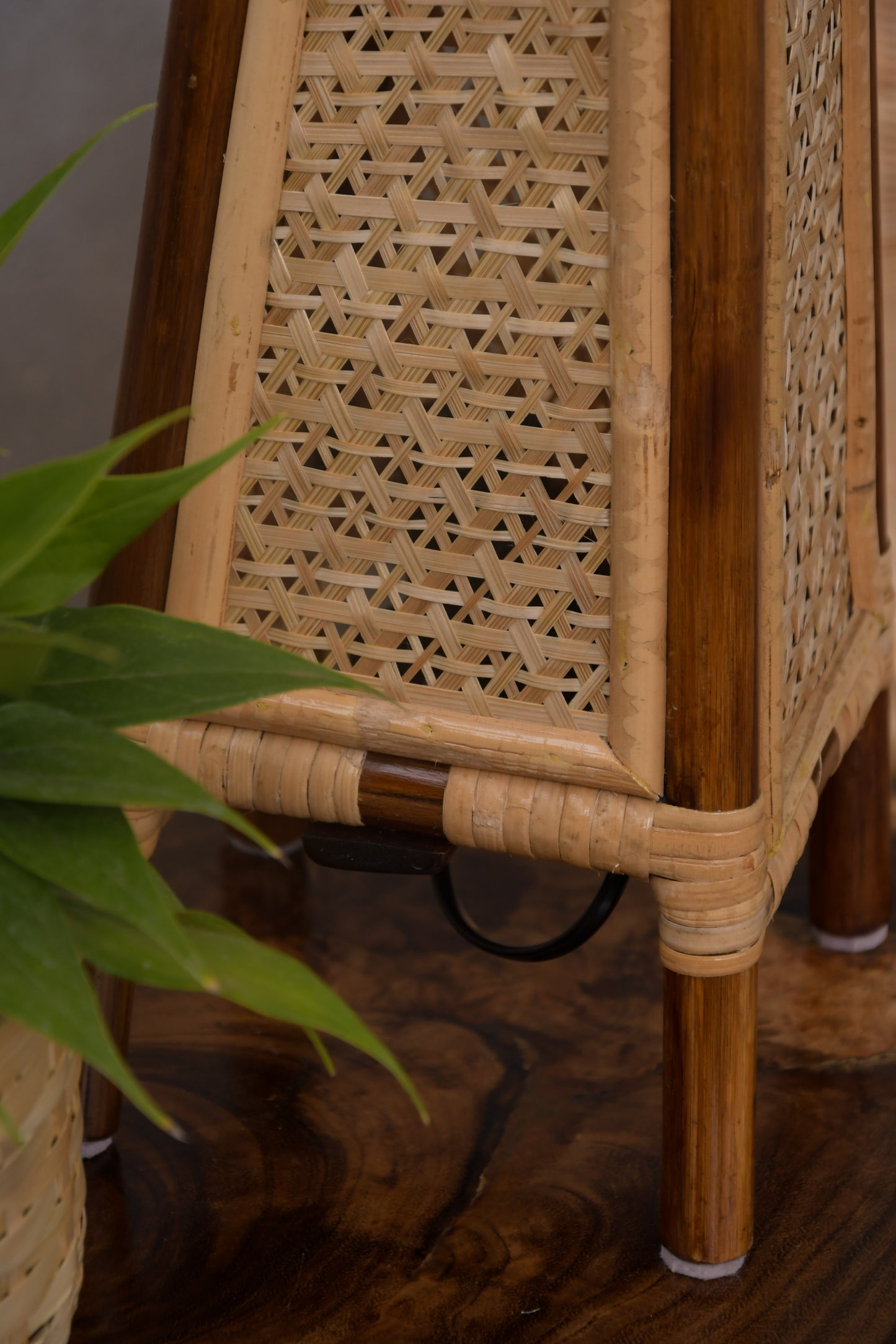 Golden Woods Bamboo Table Lamp - Walnut Natural