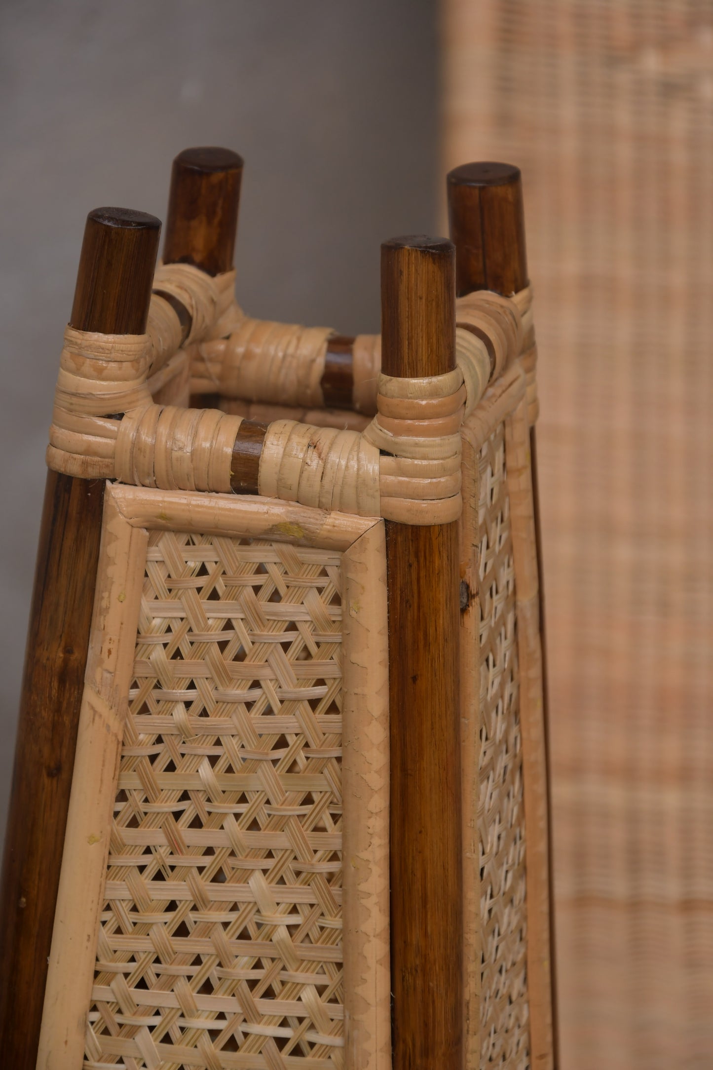 Golden Woods Bamboo Table Lamp - Walnut Natural