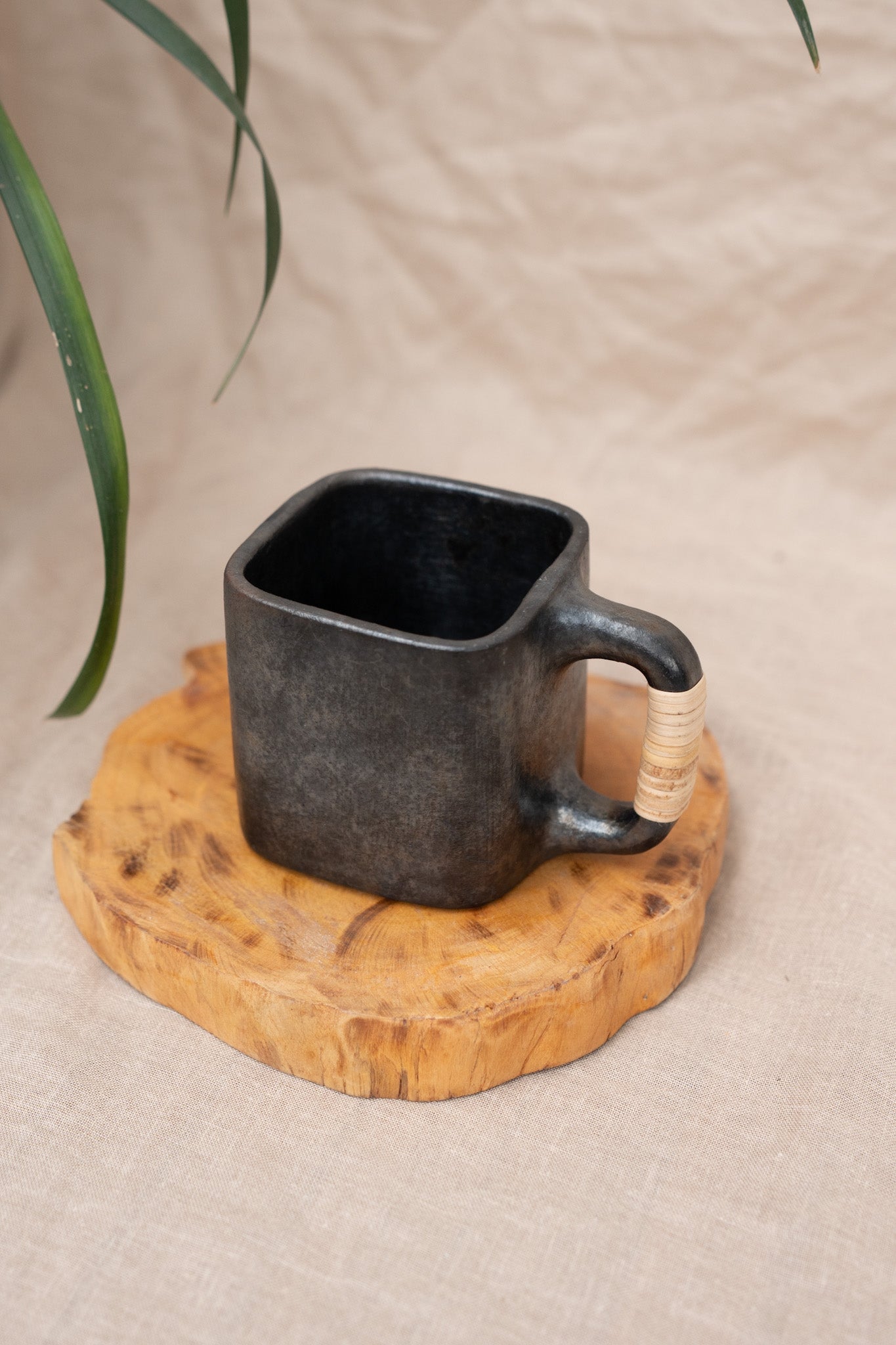 LongPi Pottery Square Mug