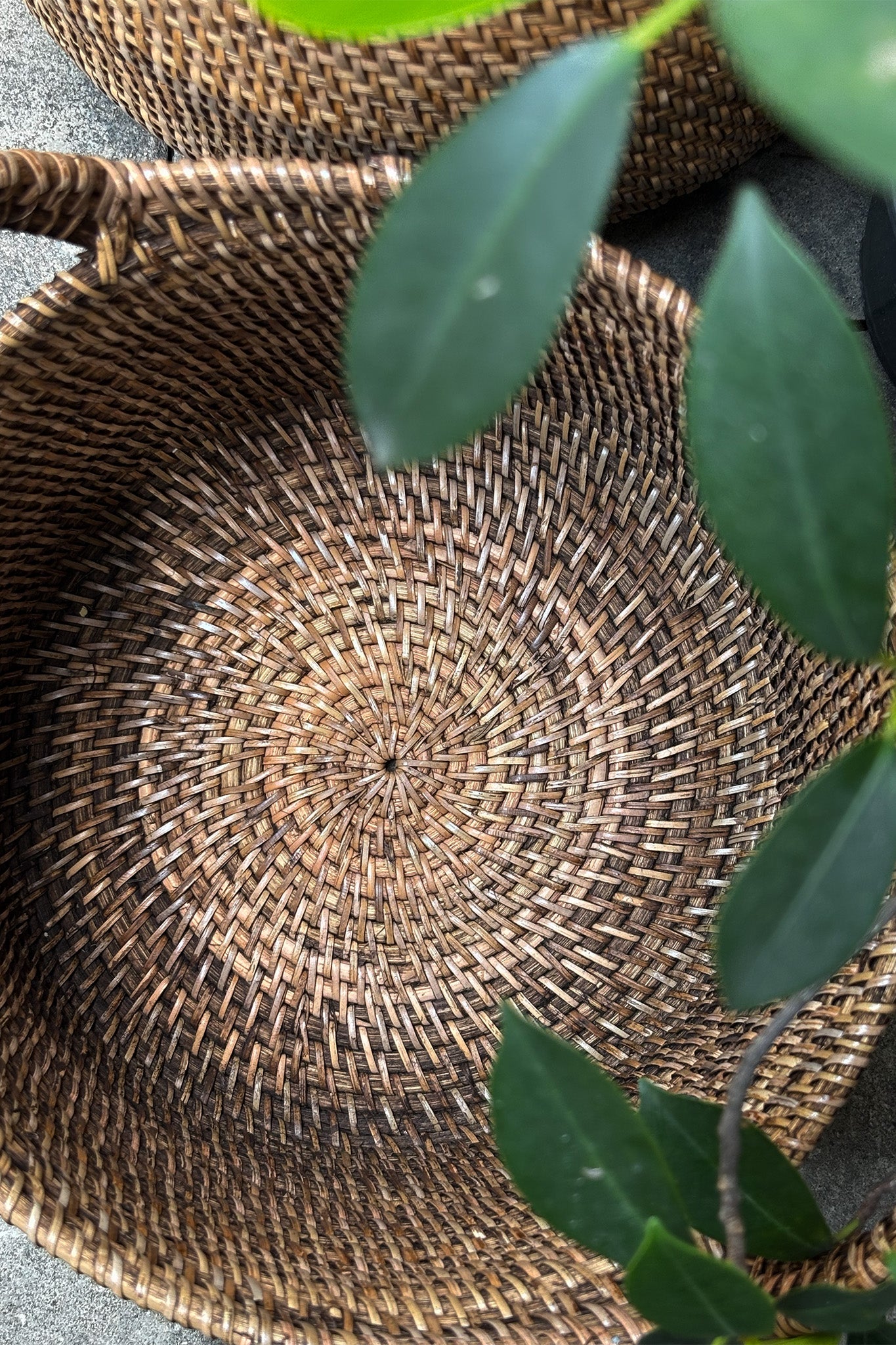 Midori Cane Laundry Basket