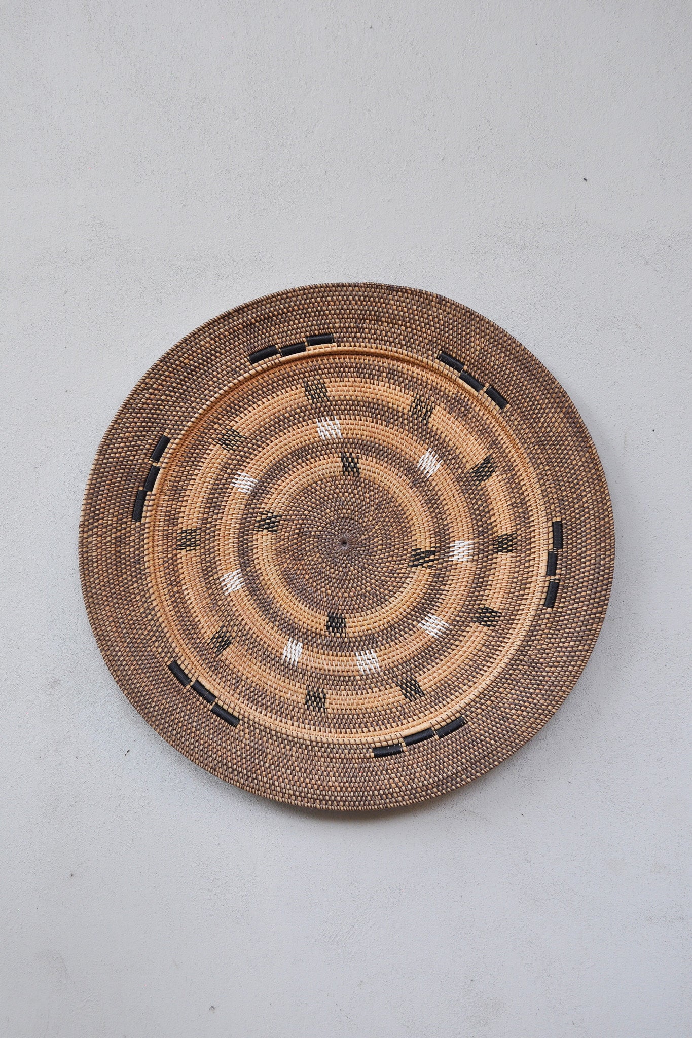 Midori Handwoven Rattan Wall Decor Plate