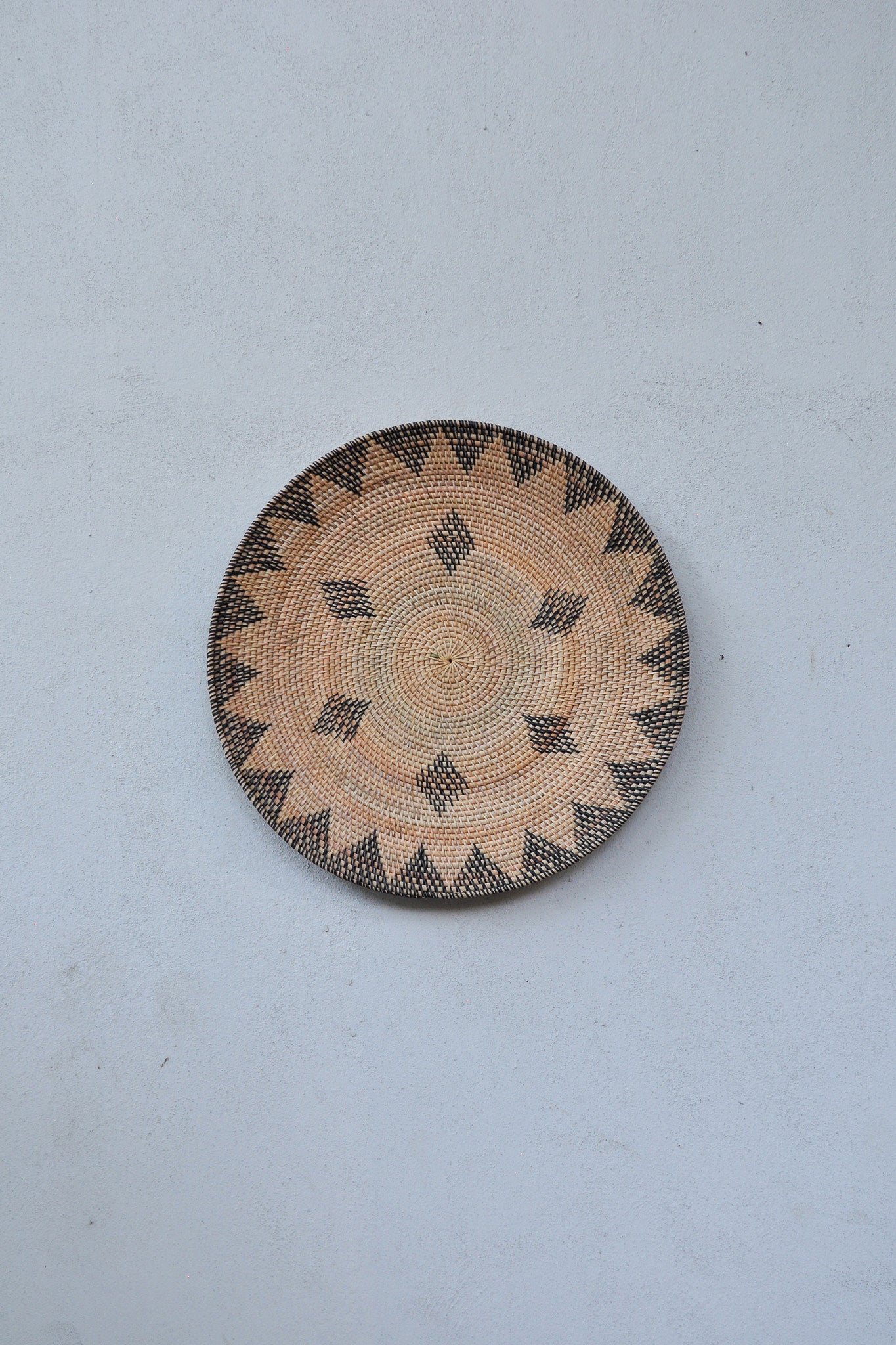 Midori Handwoven Rattan Wall Decor Plate