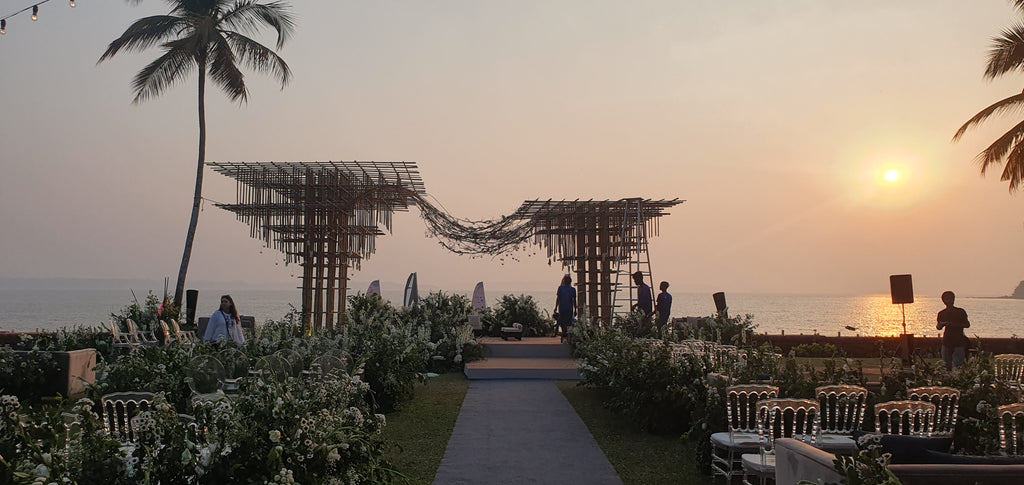 Beach Side Wedding Installation at Grand Hyatt Goa
