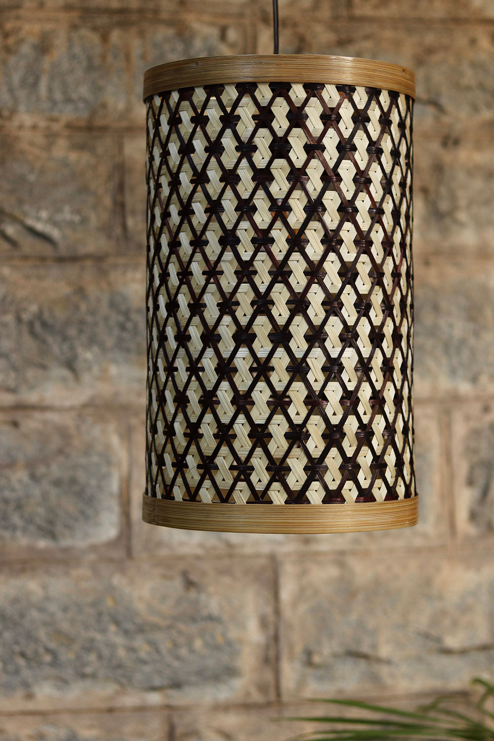 Siya Bamboo Lampshade Brown