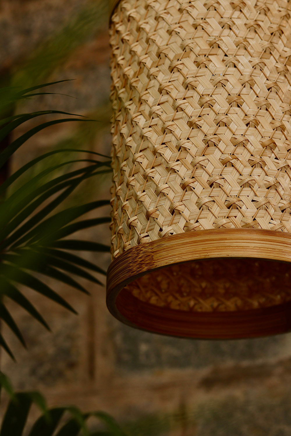 Edith Bamboo Lampshade Natural