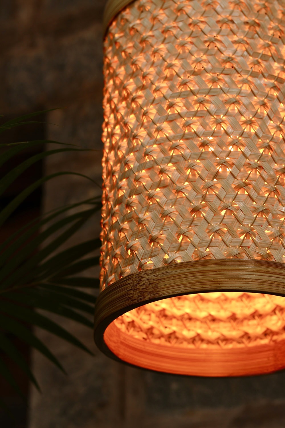 Edith Bamboo Lampshade Natural