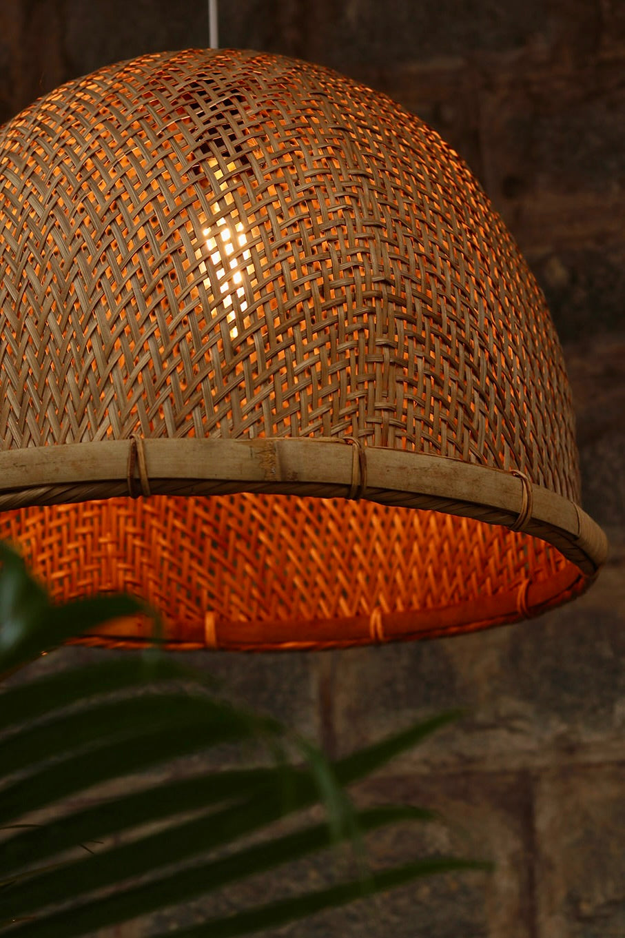 Maya Bamboo Rounded Lampshade