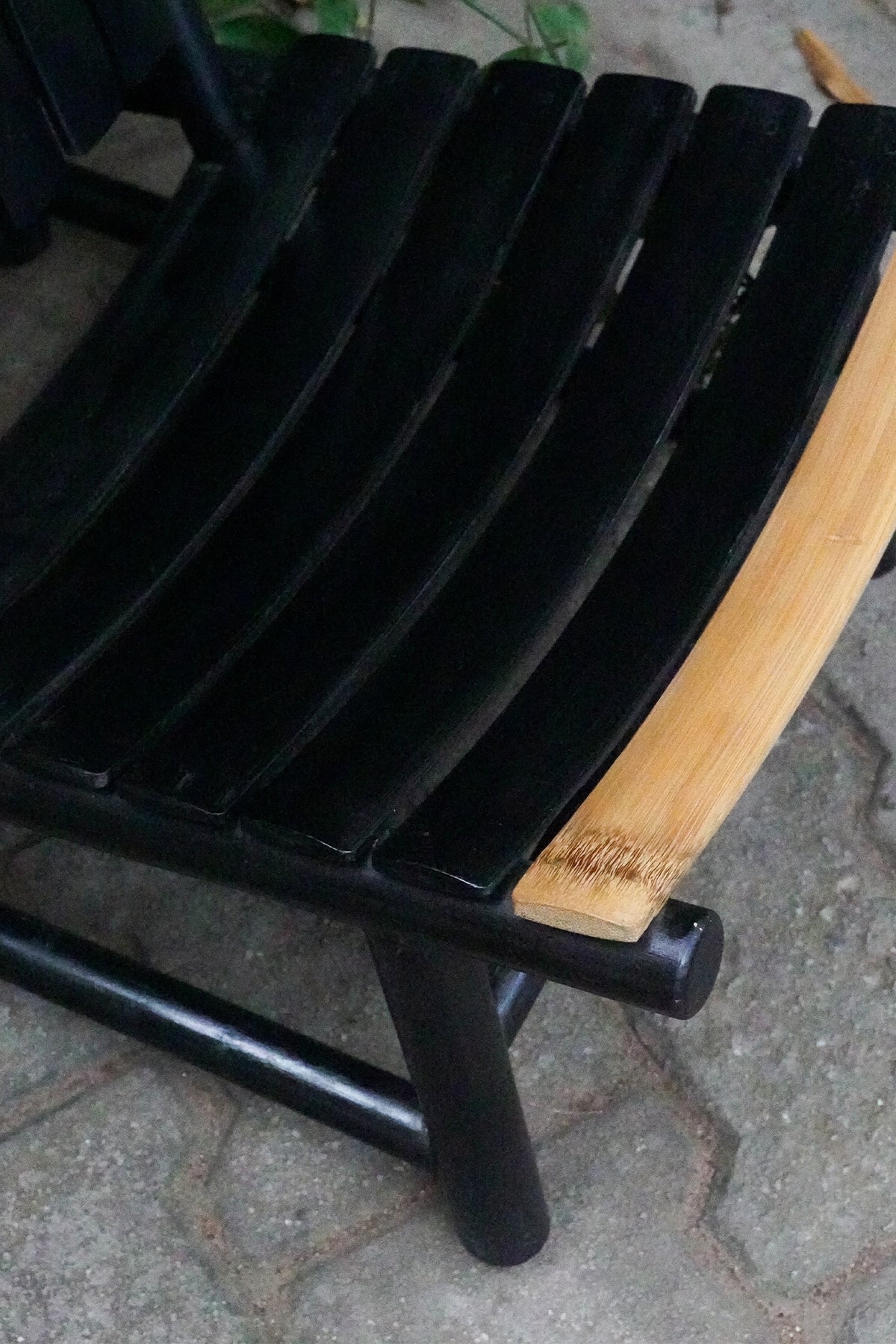 Ocha Bamboo Chair - Black