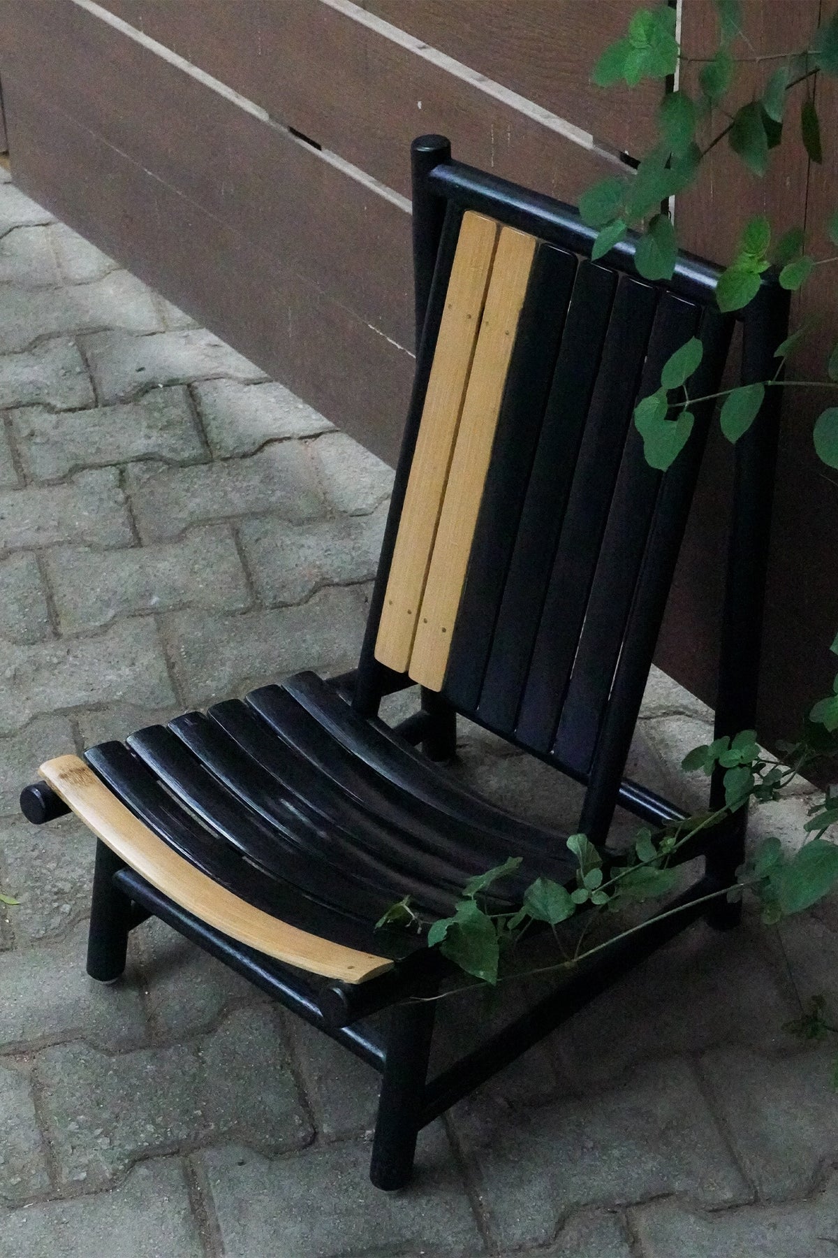Ocha Bamboo Chair - Black