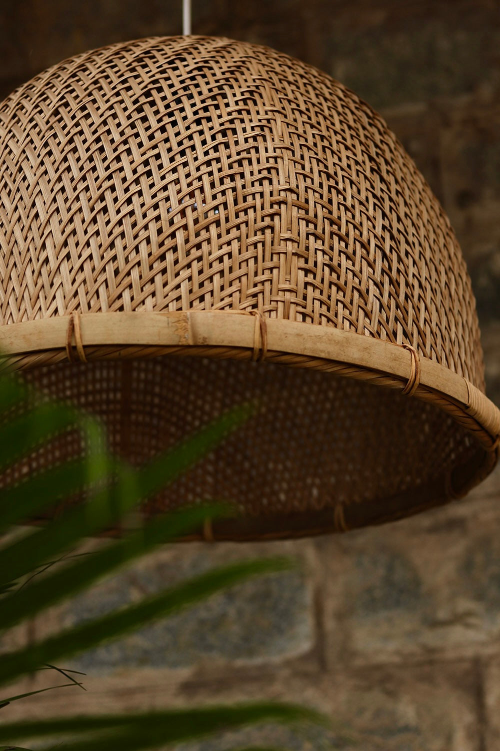 Maya Bamboo Rounded Lampshade