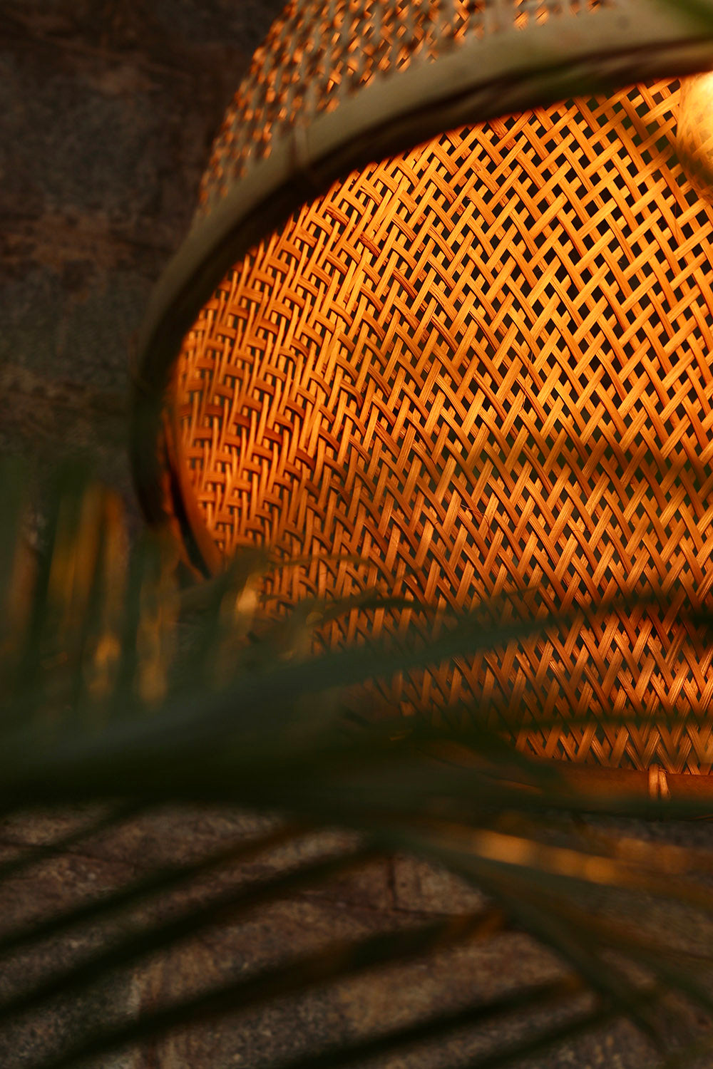 Maya Bamboo Rounded Lampshade