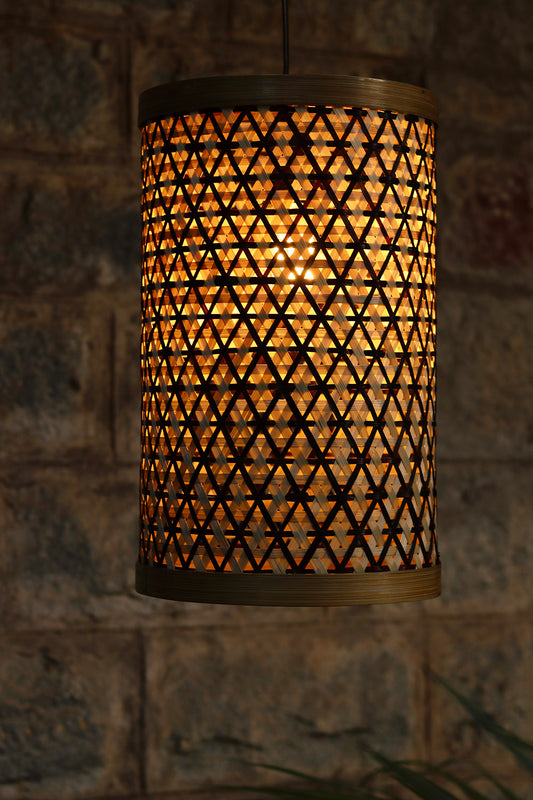 Siya Bamboo Lampshade Brown