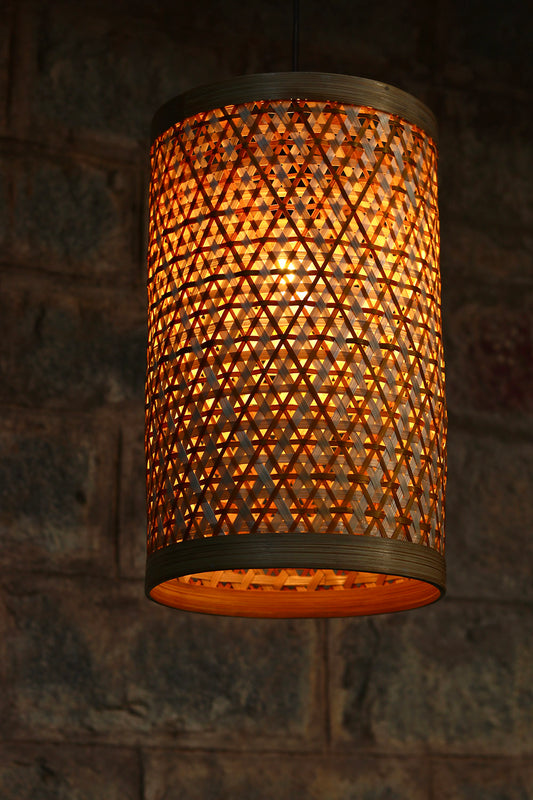 Sanya Bamboo Lampshade Orange