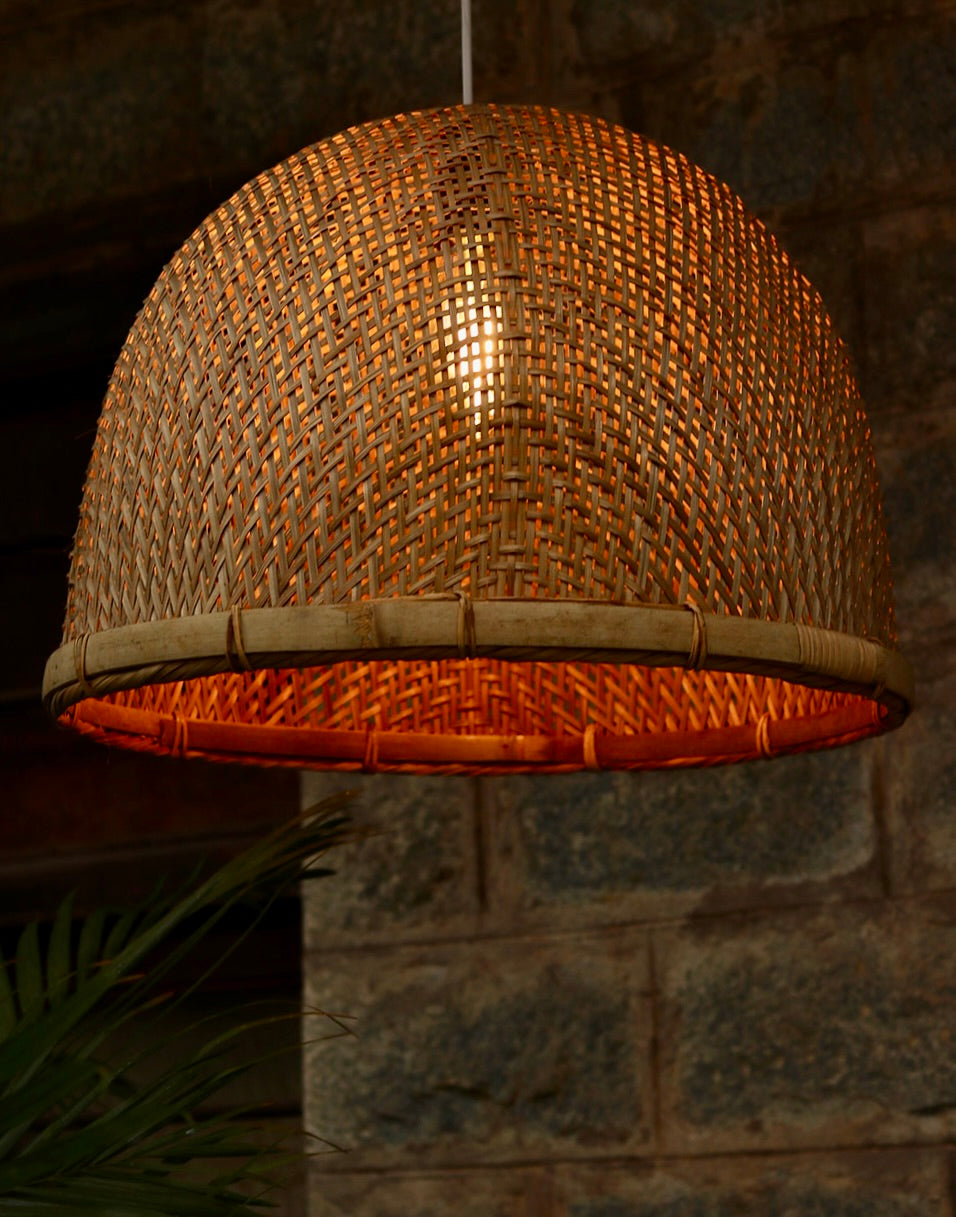 Maya Bamboo Rounded Lampshade