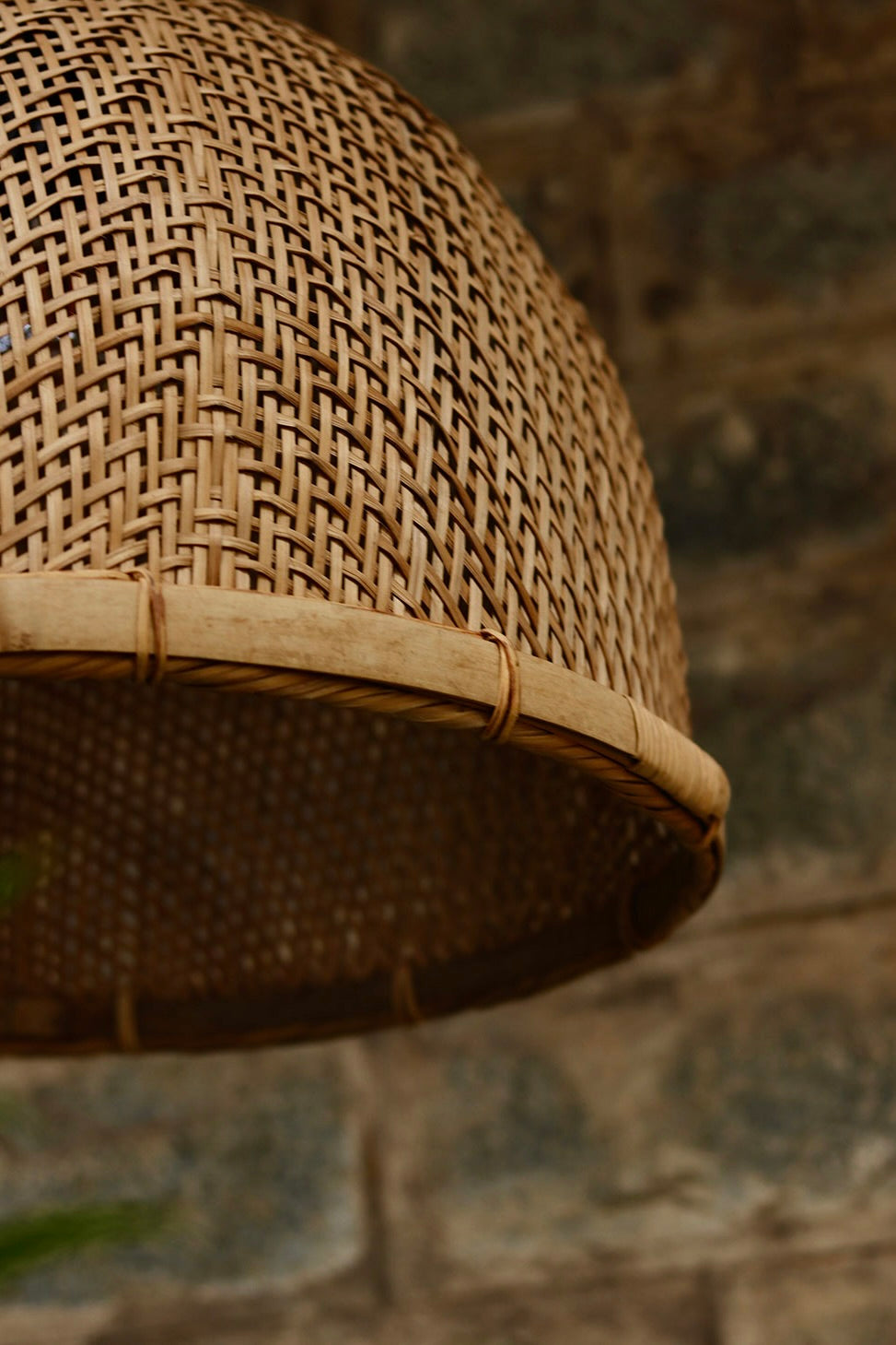 Maya Bamboo Rounded Lampshade