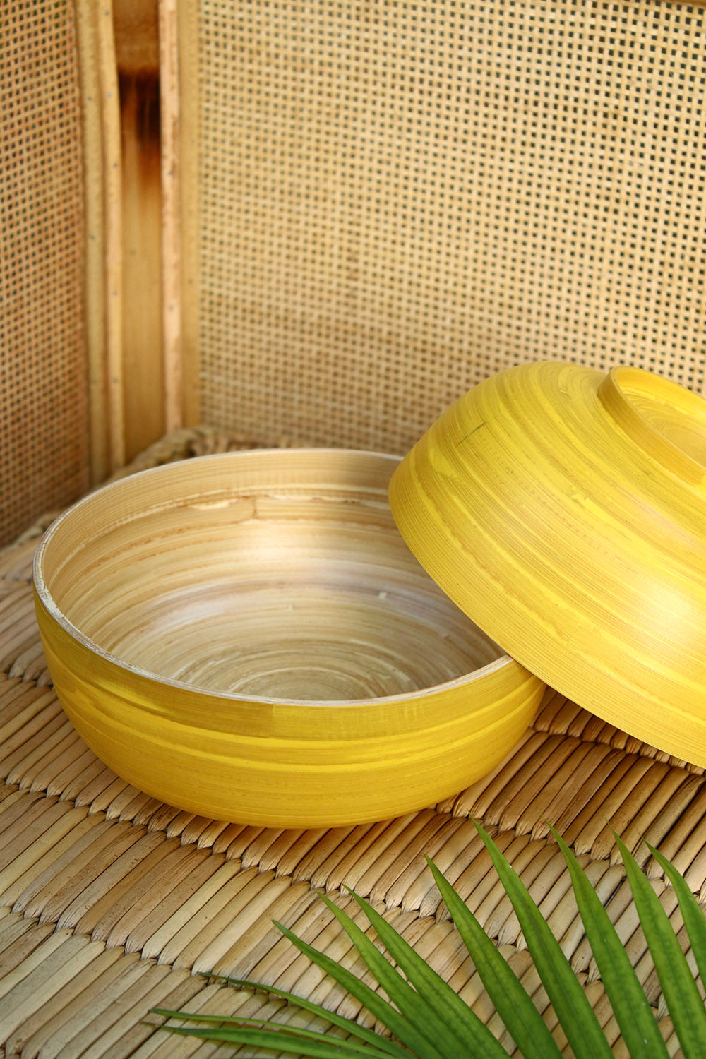 Bamboo Bowl SM - Set of 2 - Yellow