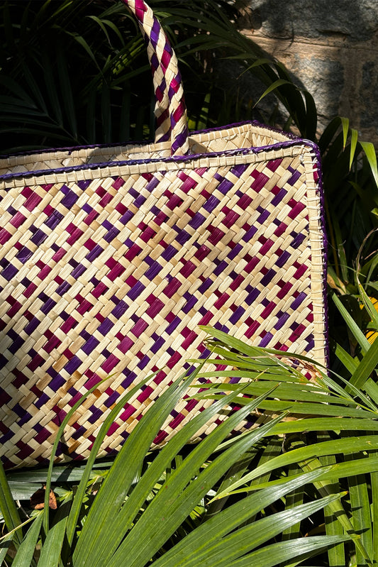 Ceylon Basket Purple