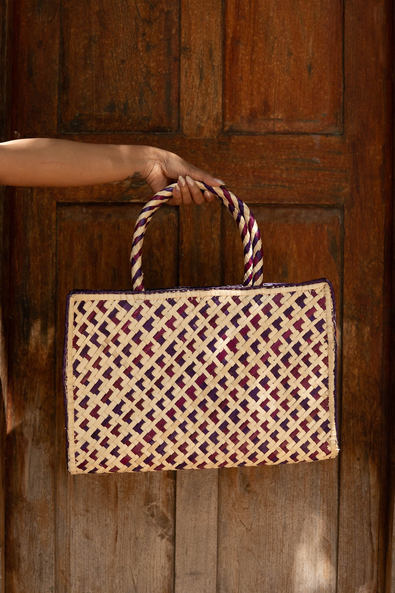 Ceylon Basket Purple