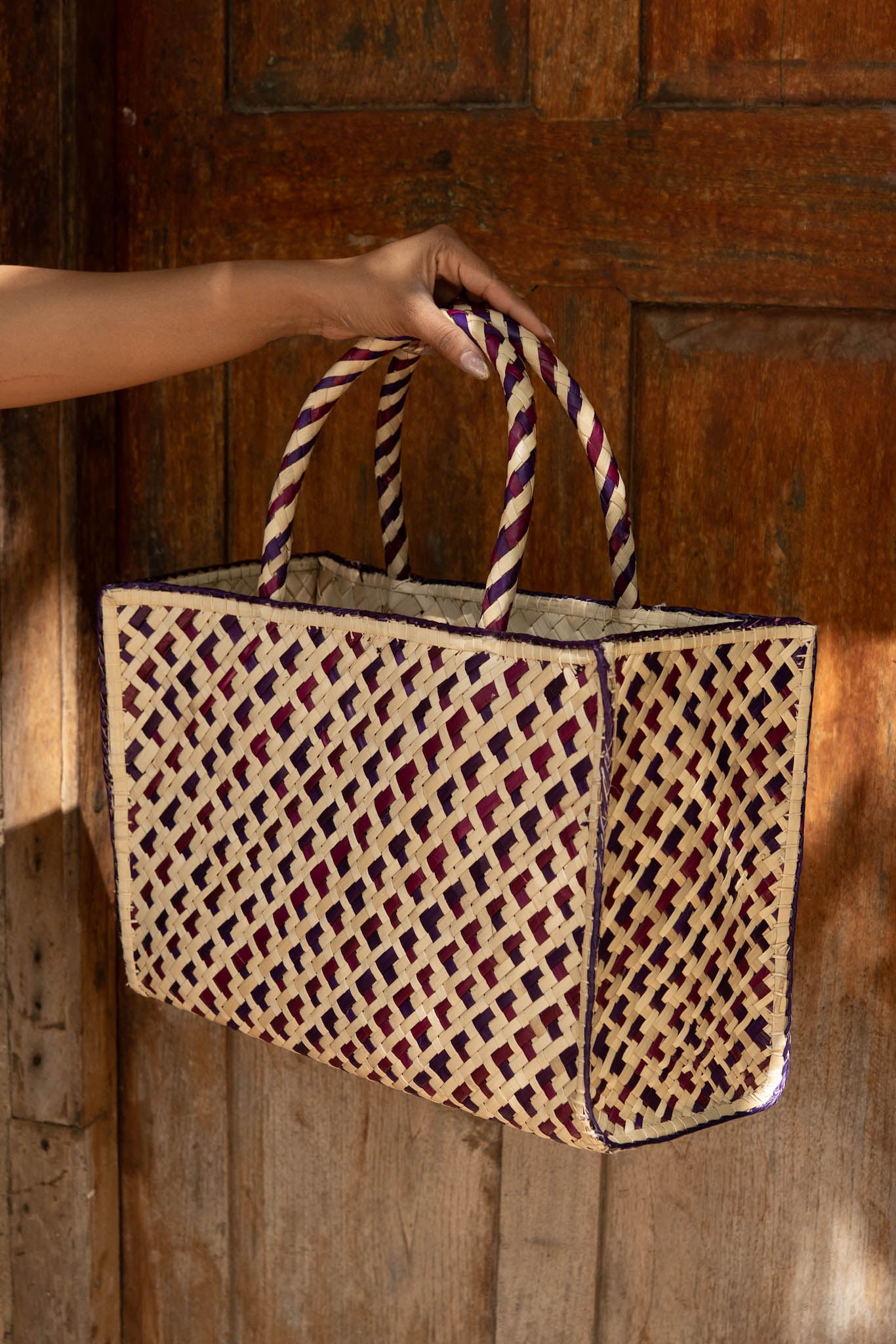 Ceylon Basket Purple