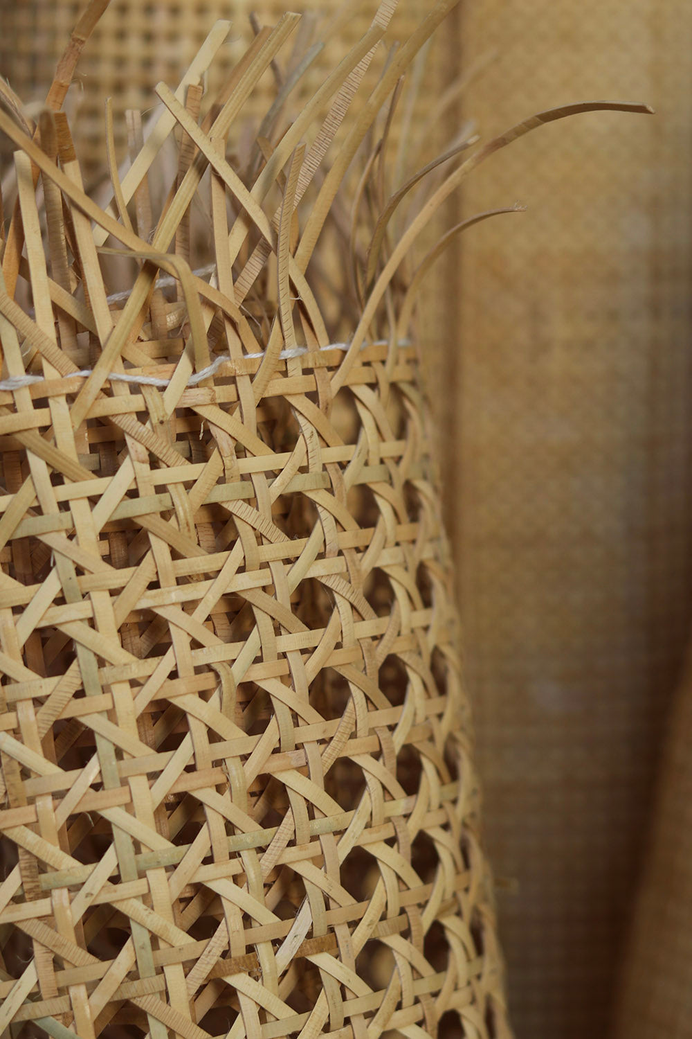 Classic Eyelet Weave Rattan Mats