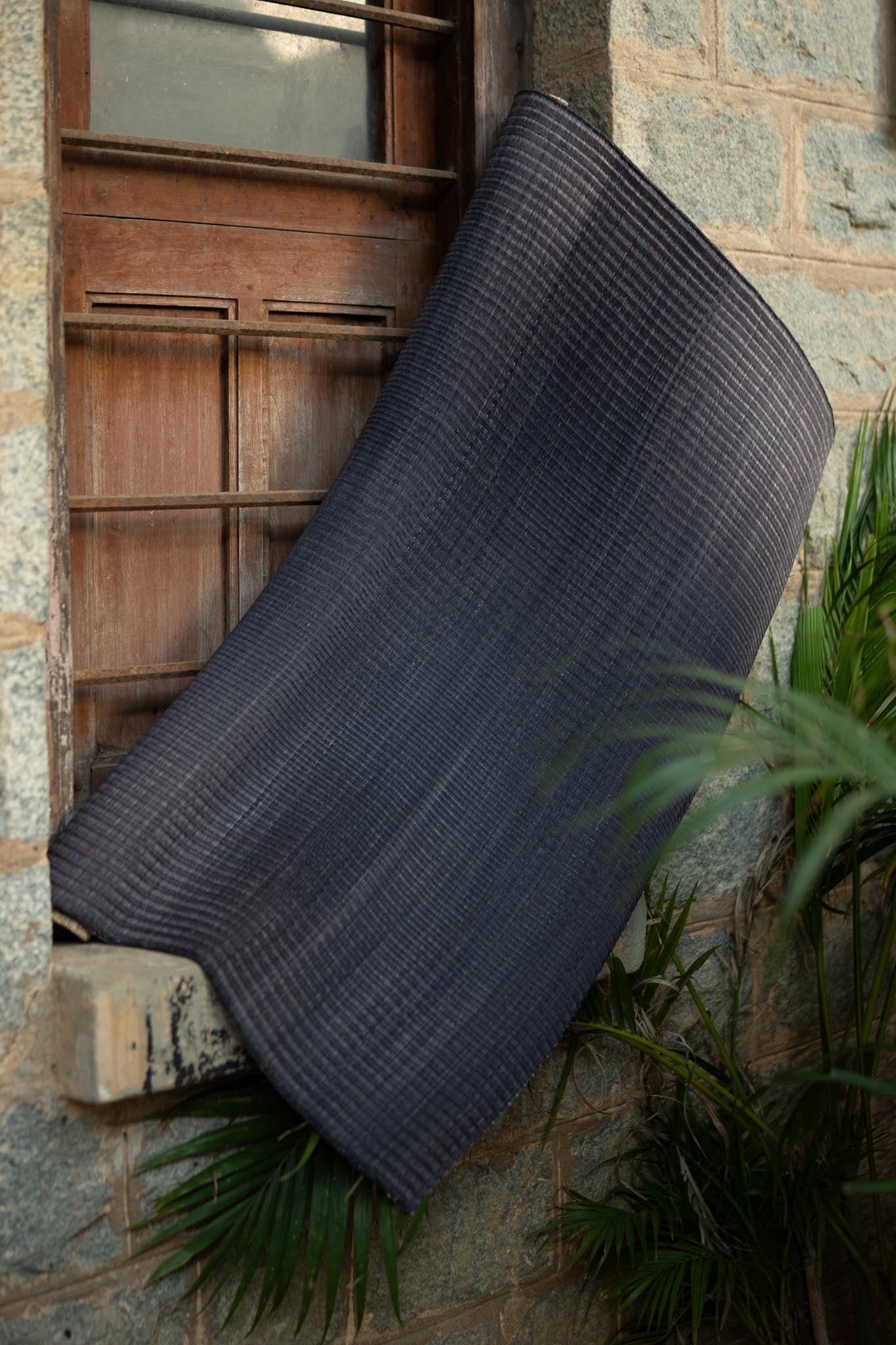 Damini Bindu Floor Mat Blue